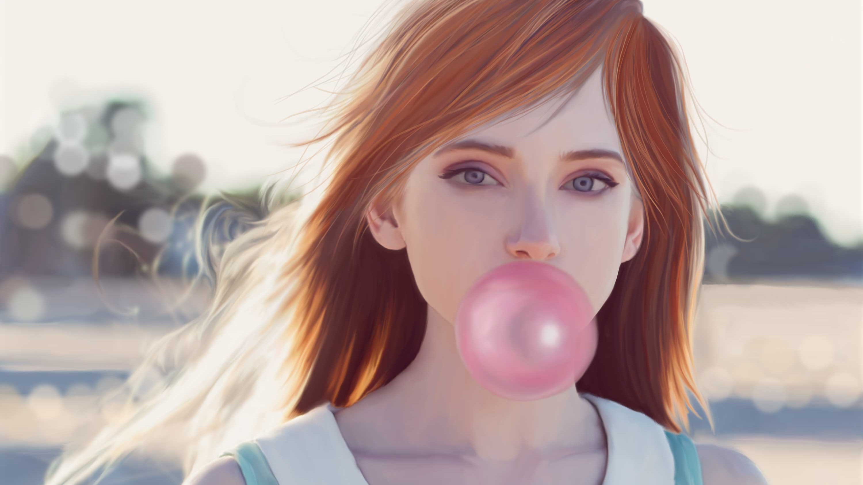 Wallpapers bubble gum bubble artist on the desktop