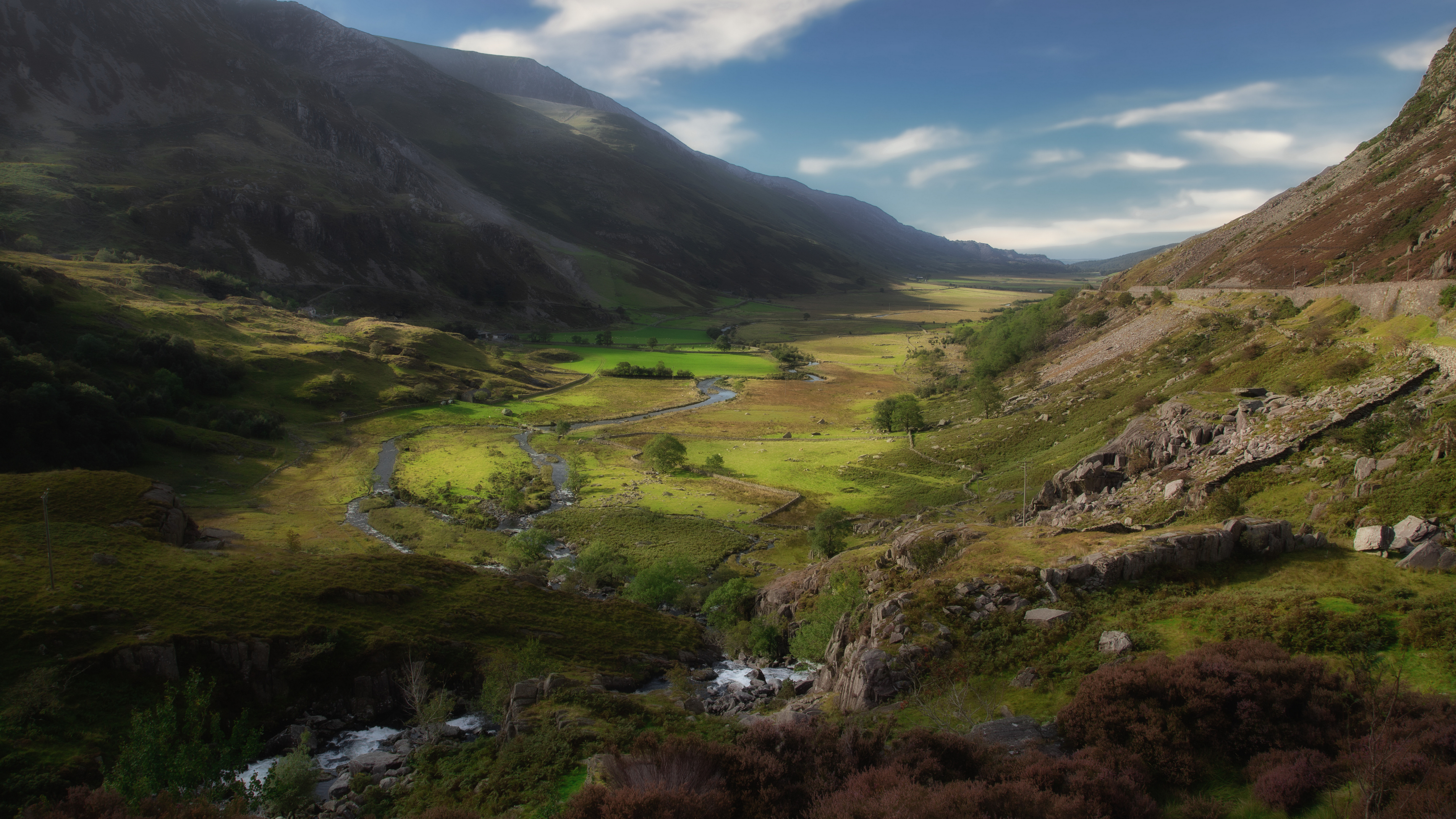 Wallpapers mountains valley landscapes on the desktop