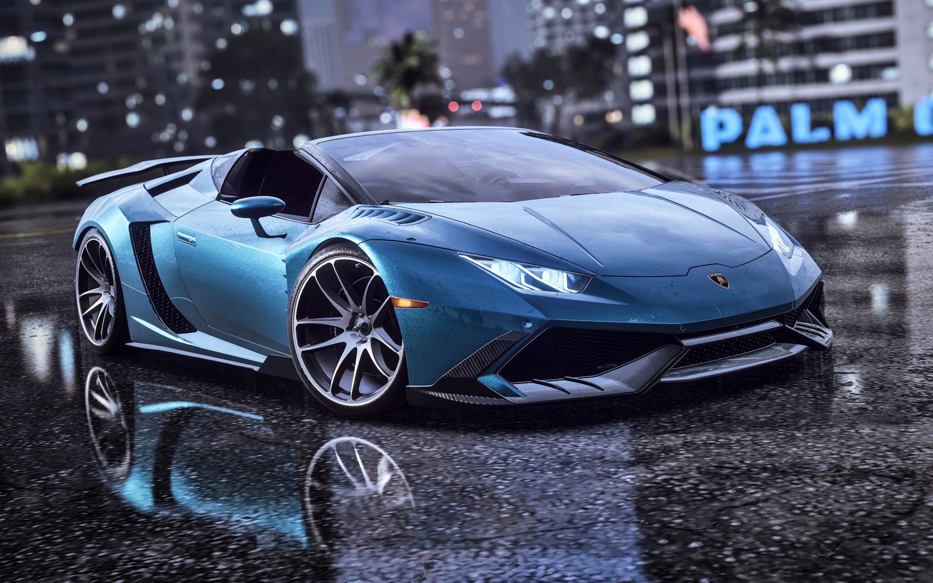 Free photo Lamborghini Huracan