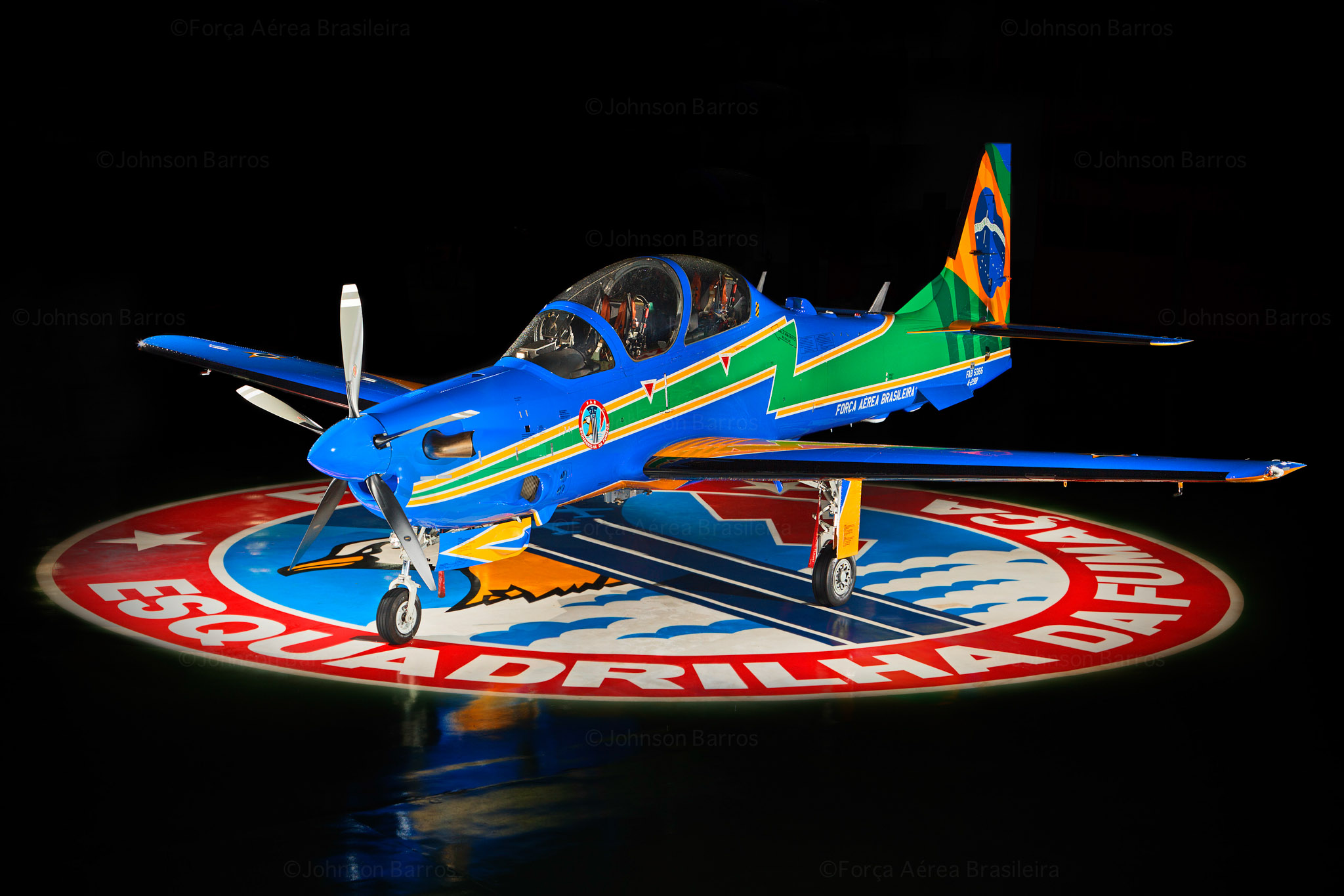 An airplane on display