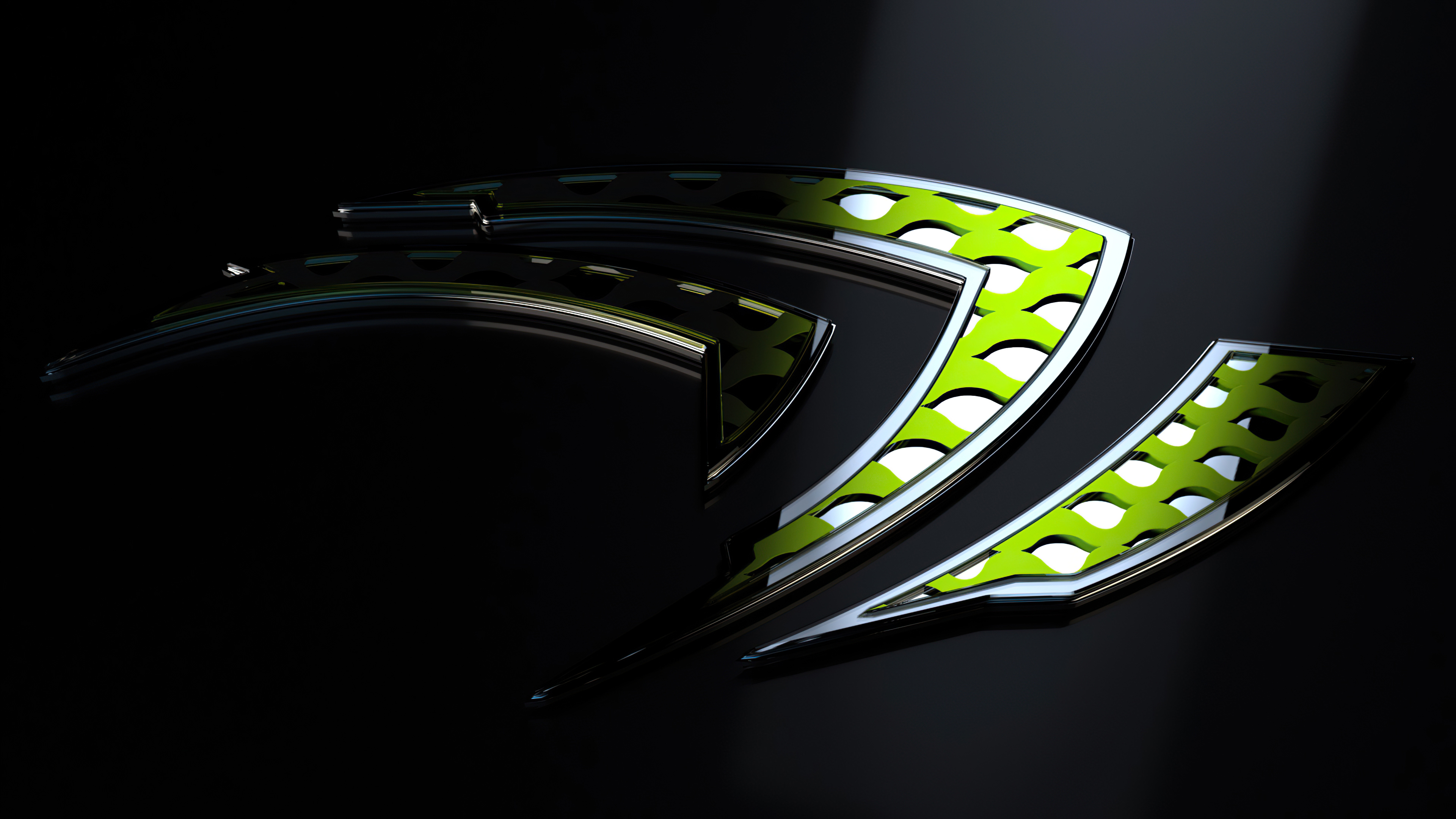 Wallpapers nvidia logo computer on the desktop