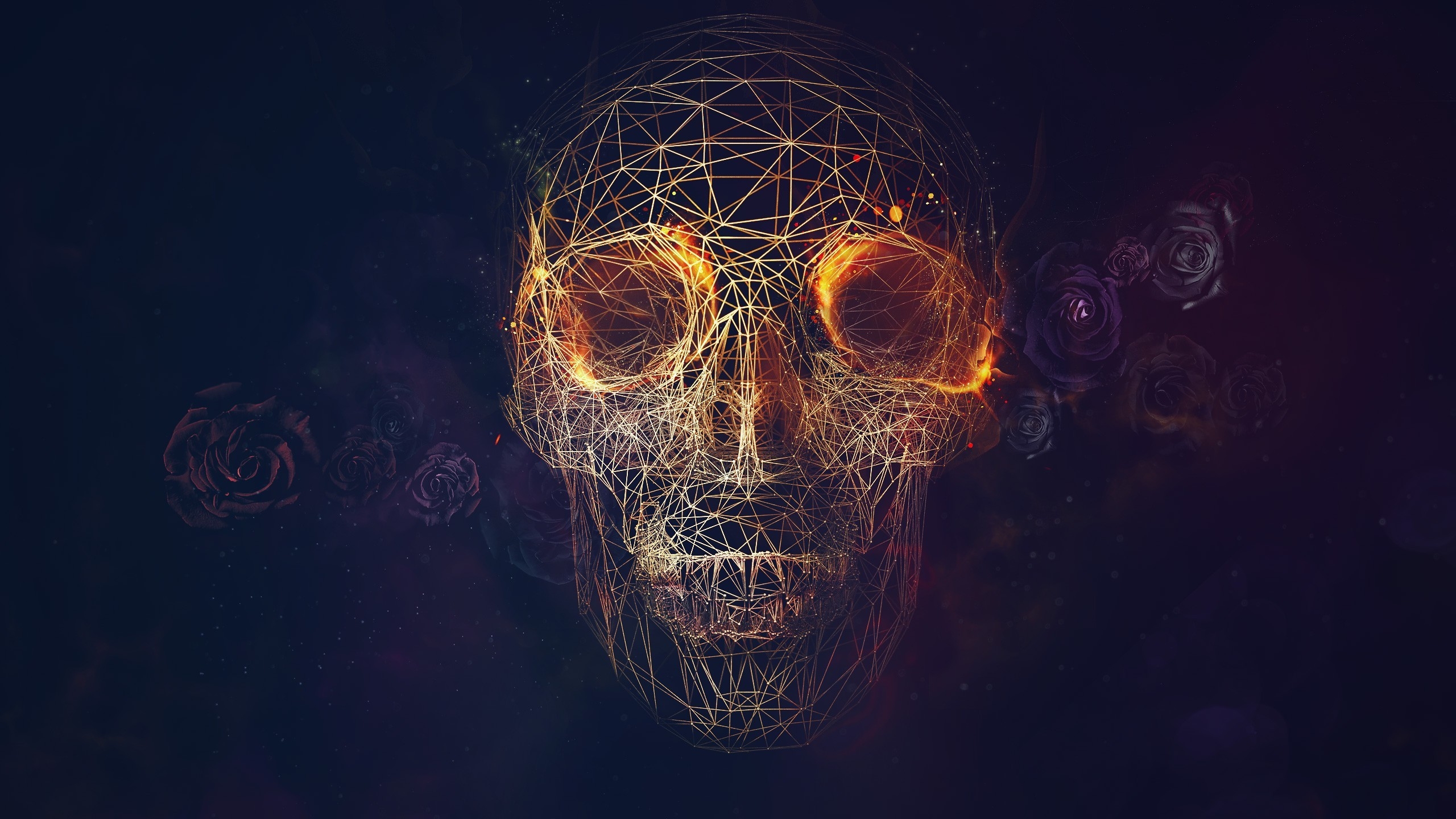 Wallpapers wallpaper skull artistic digital art on the desktop