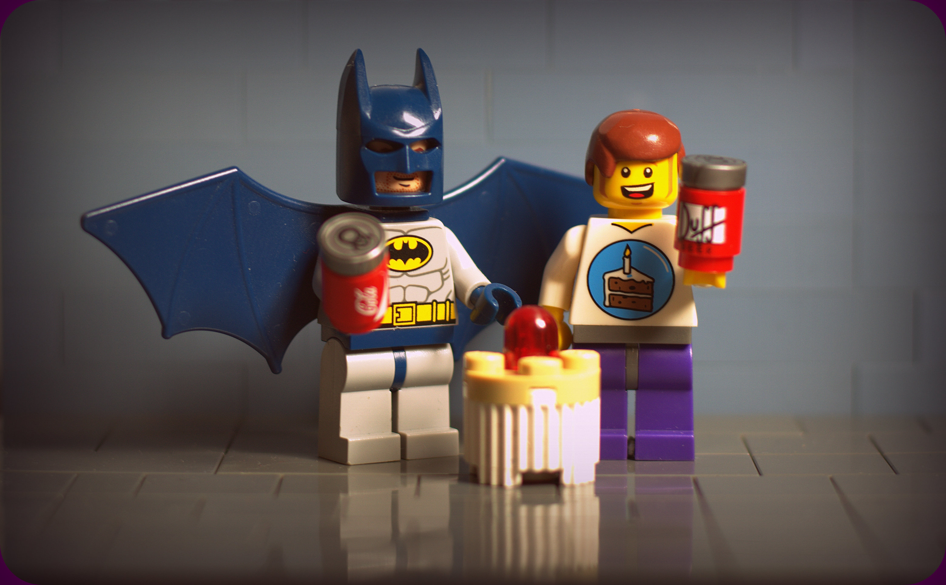 Обои день рождения LEGO Бэтмен на рабочий стол