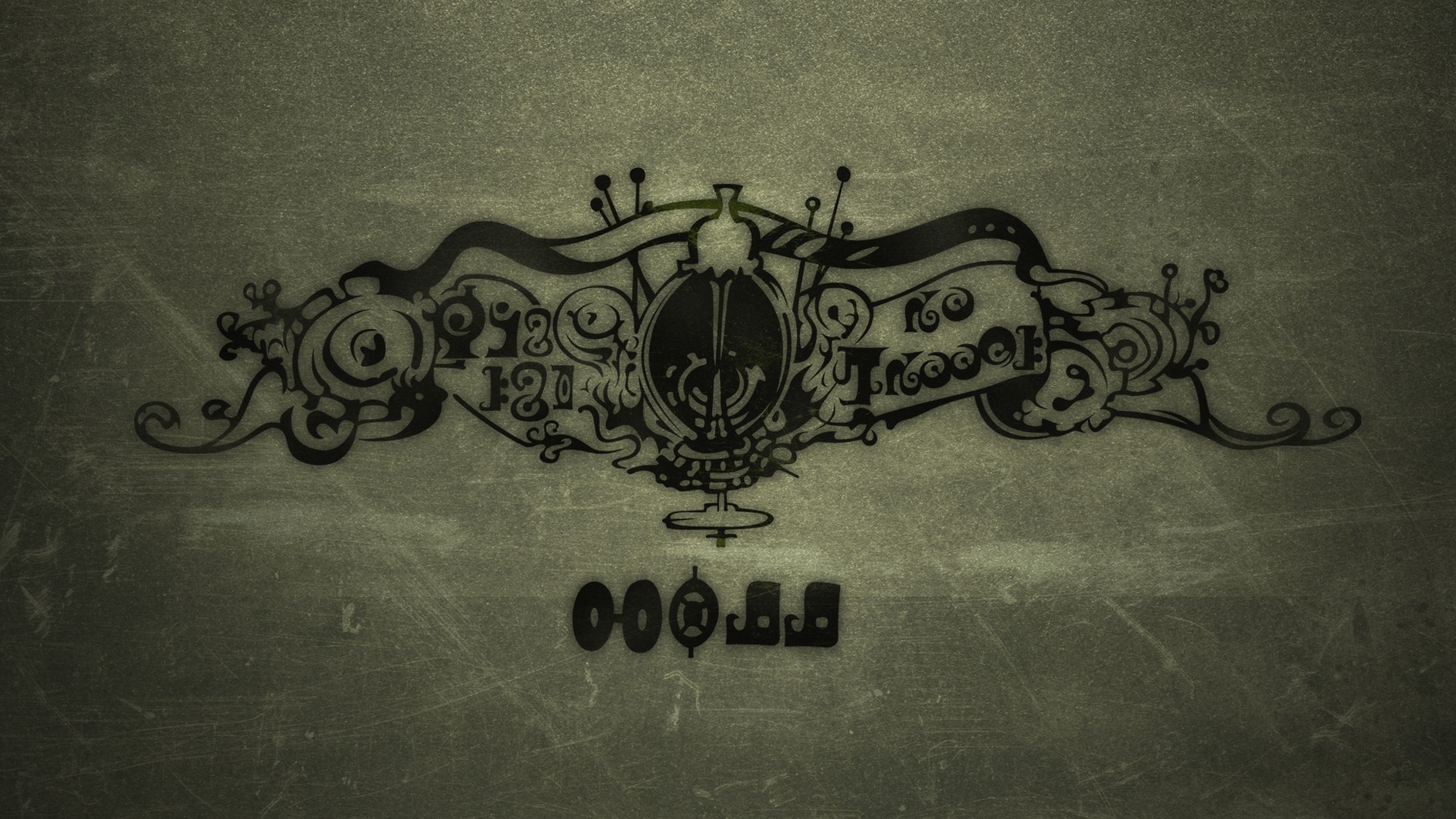 Wallpapers drawing black illustration on the desktop