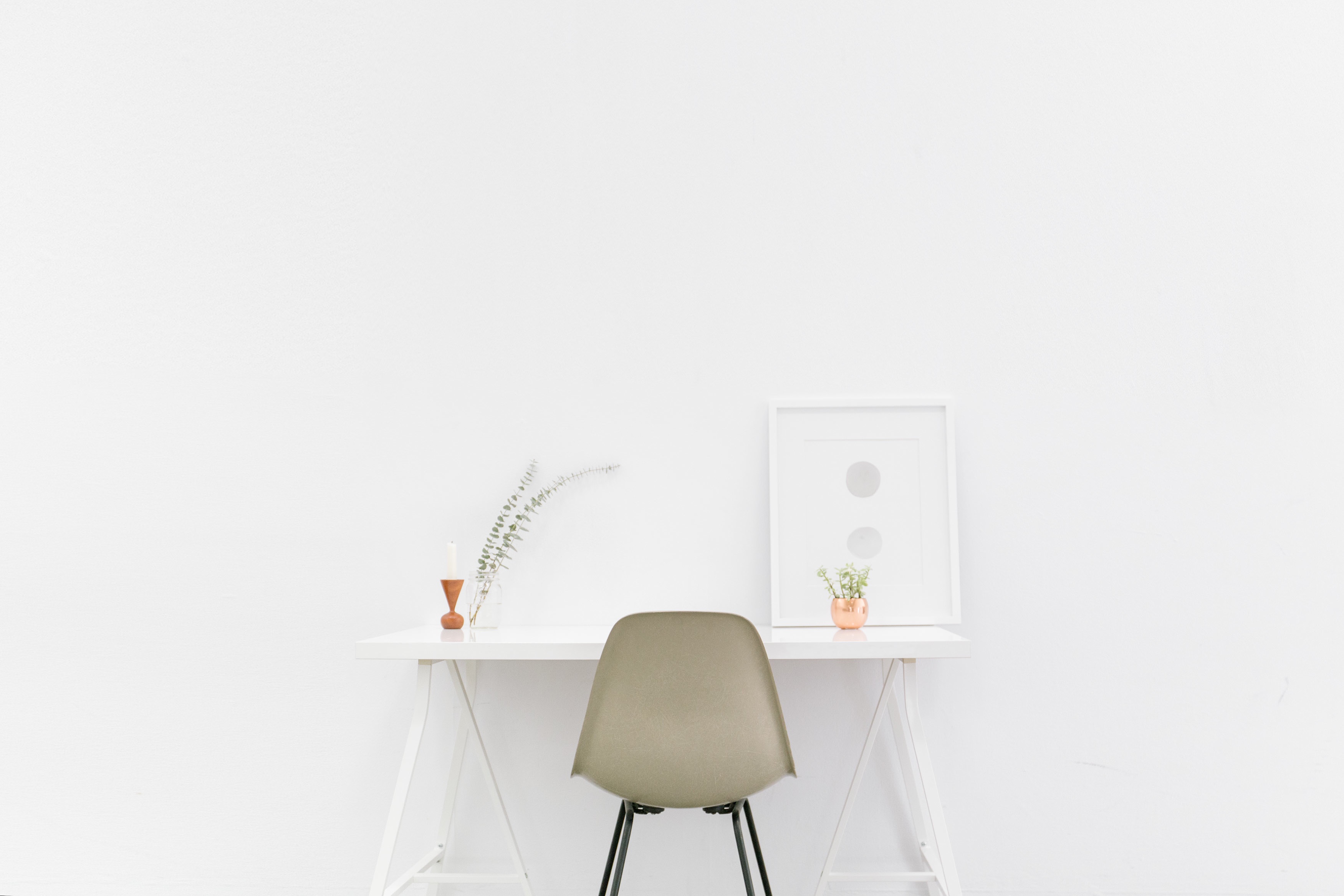 Wallpapers desk table white on the desktop