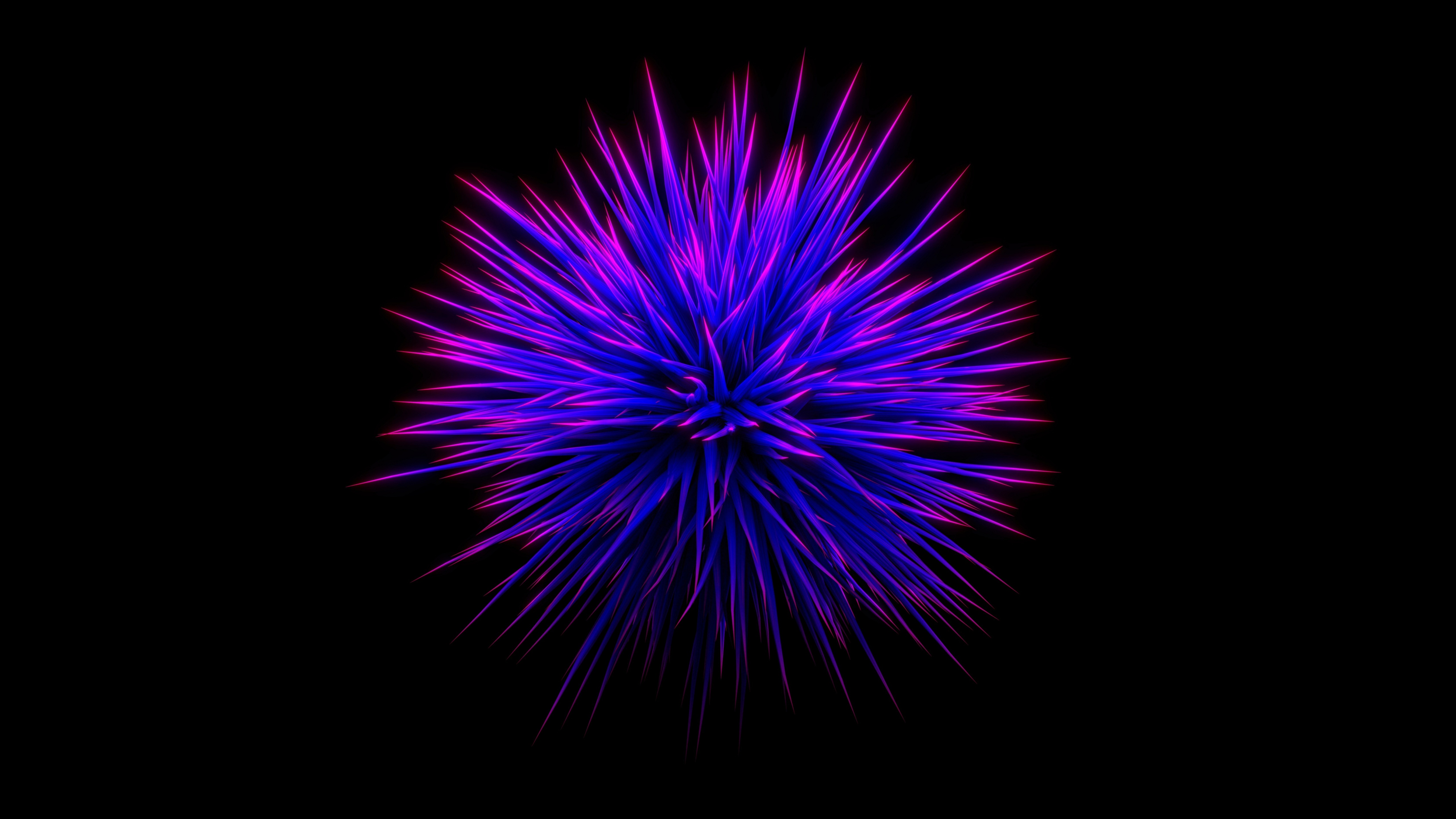 Free photo Luminous sea urchin