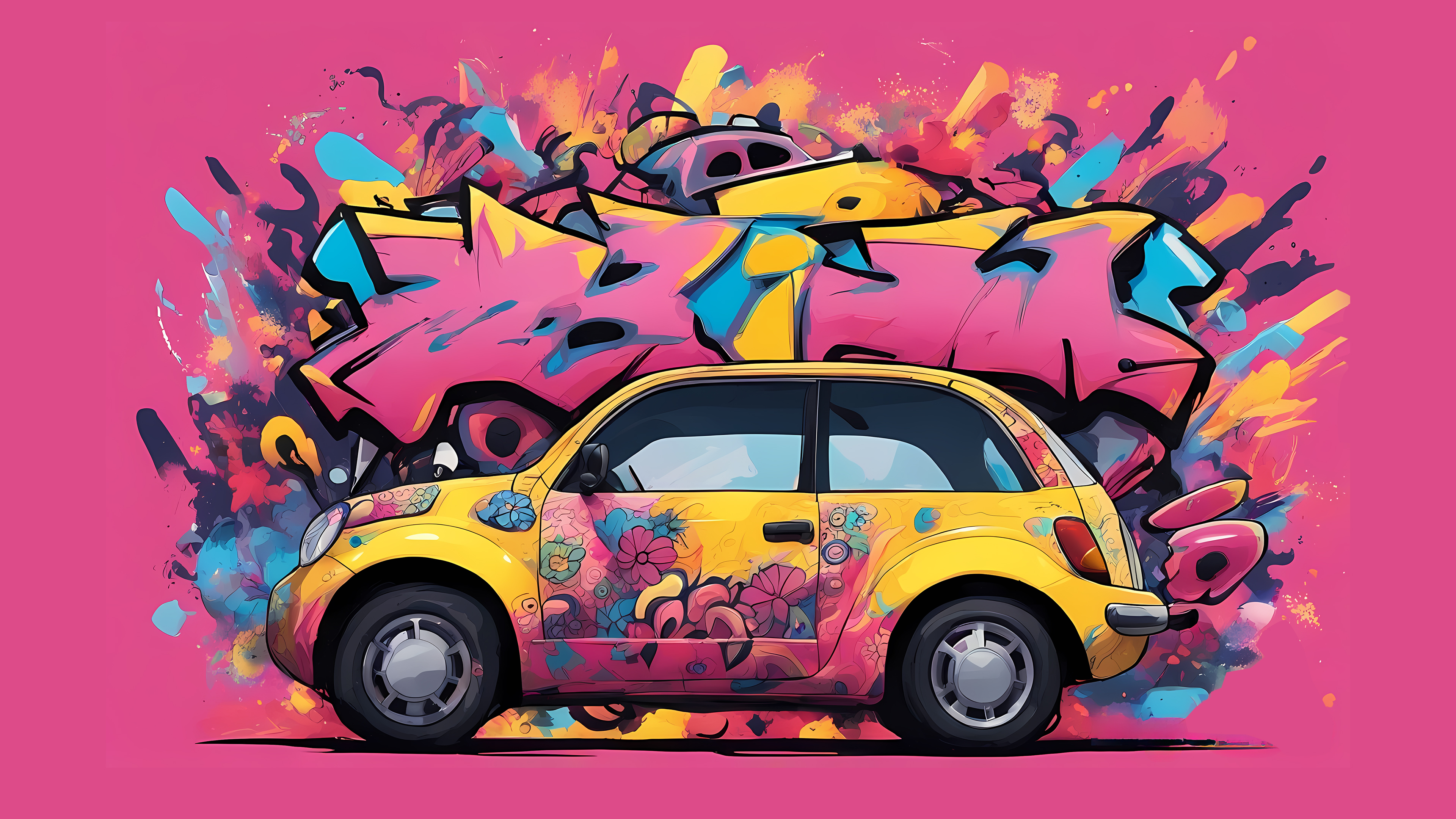 Миникупер и граффити