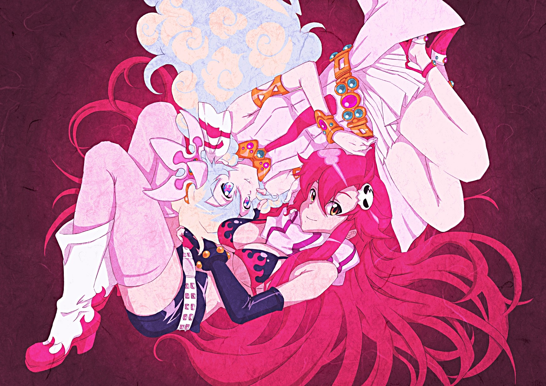 Wallpapers drawing illustration anime on the desktop