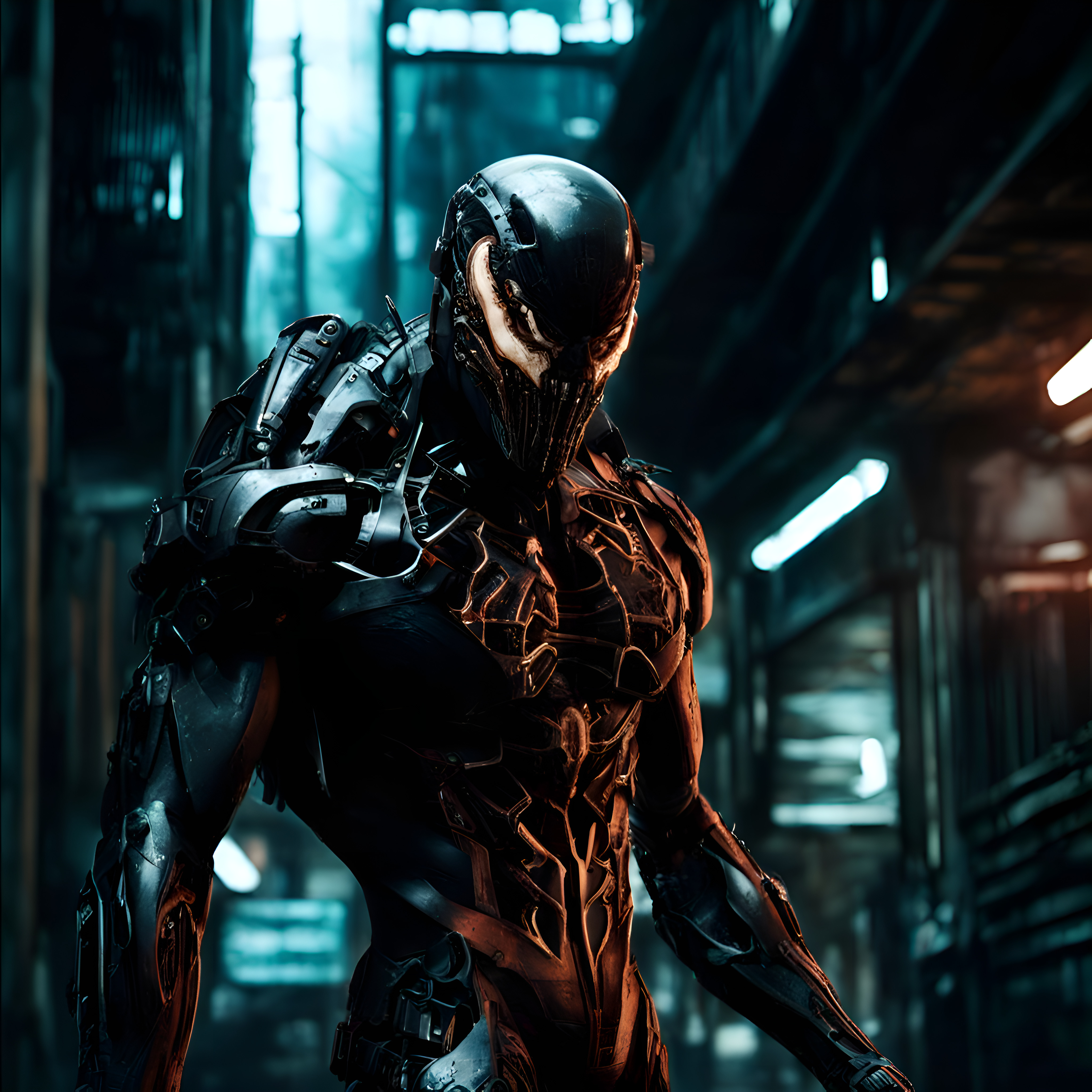 Free photo Venom the cyborg