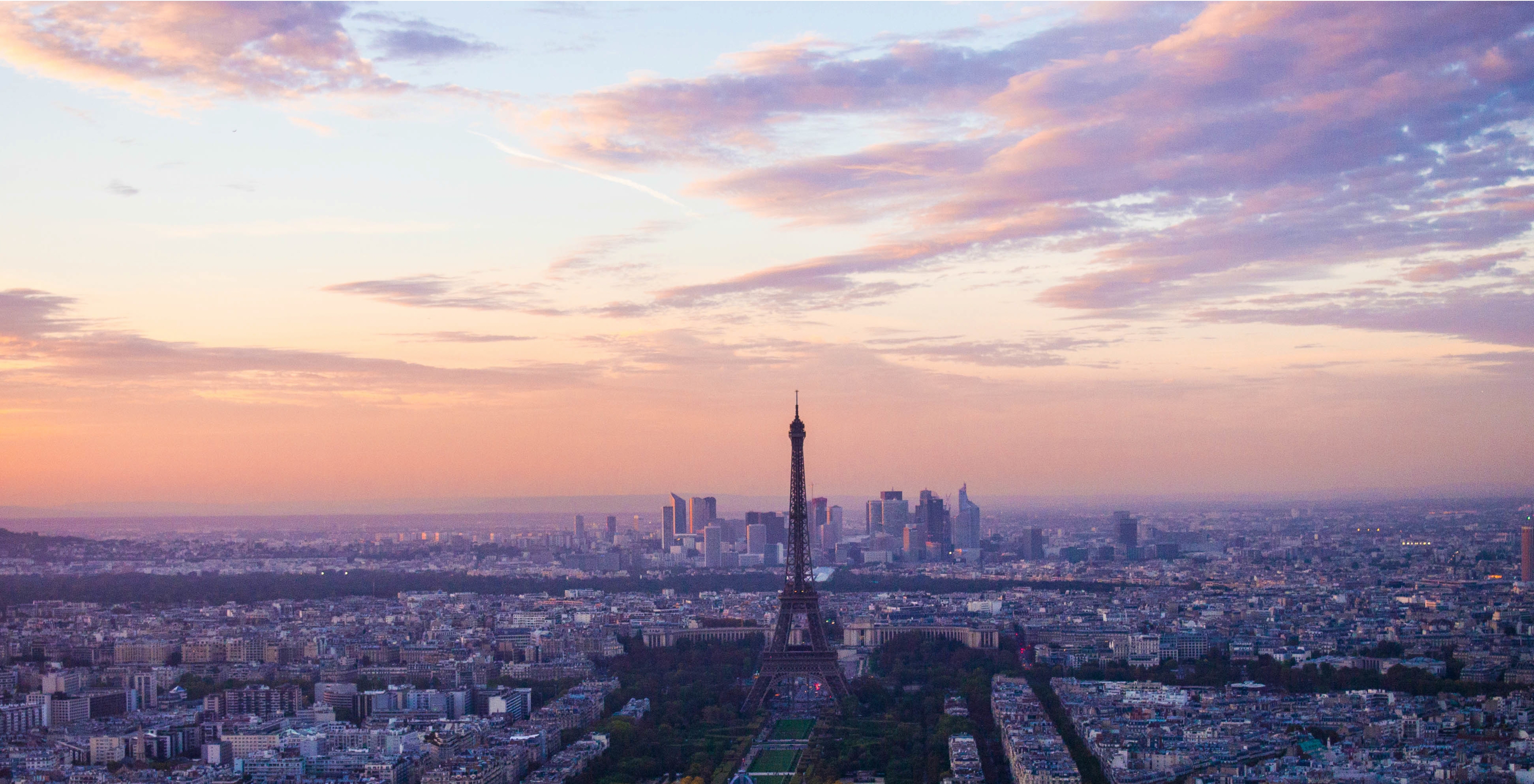 Wallpapers Paris cityscape houses on the desktop