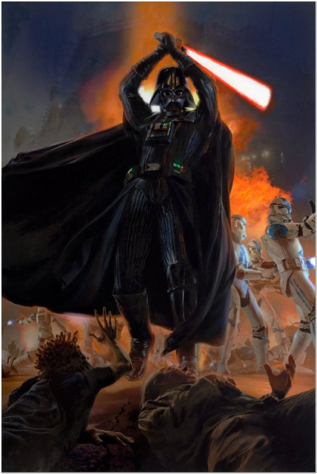 Free photo Darth Vader on the battlefield
