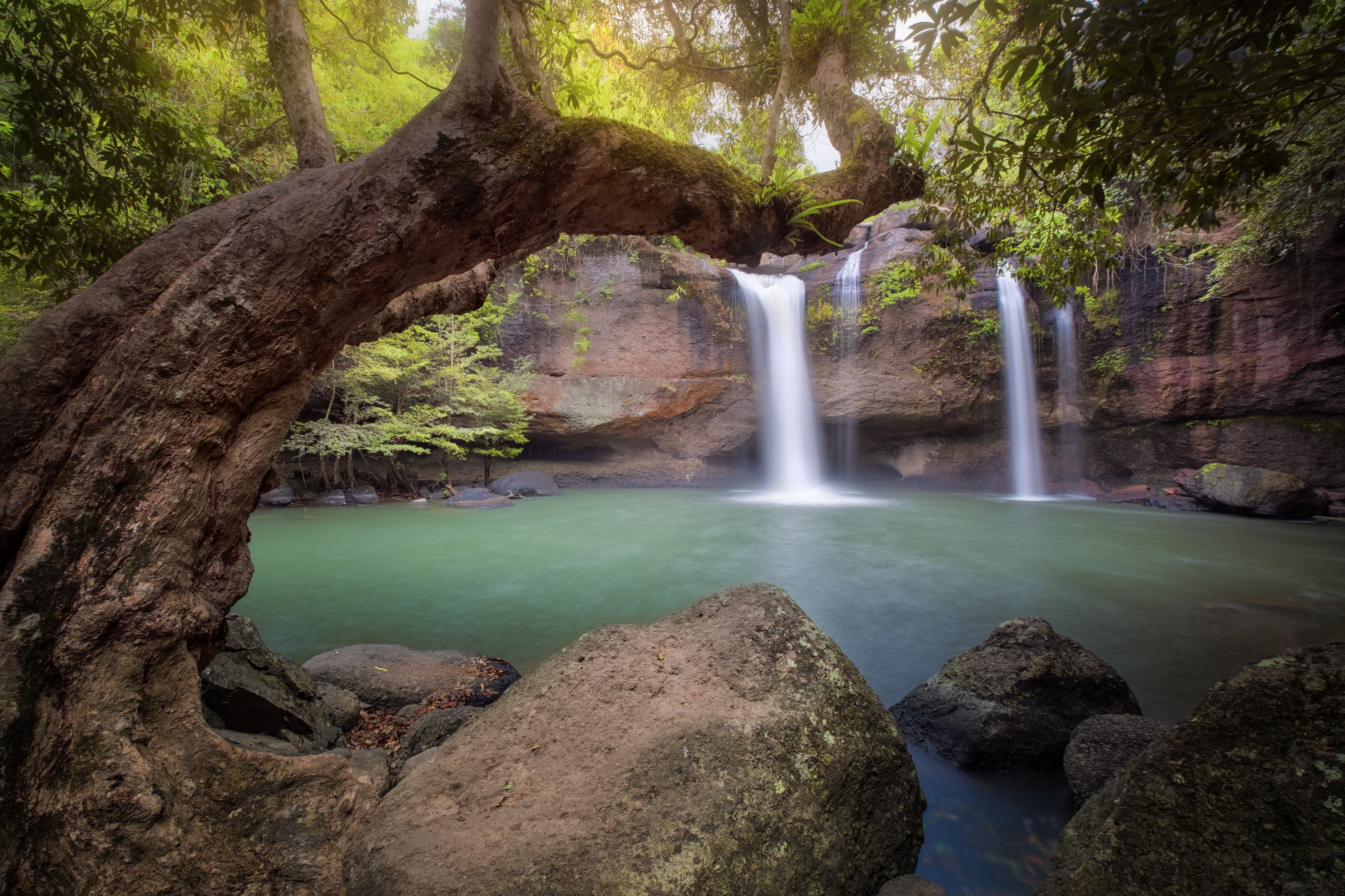 Wallpapers lake blue creek nature on the desktop