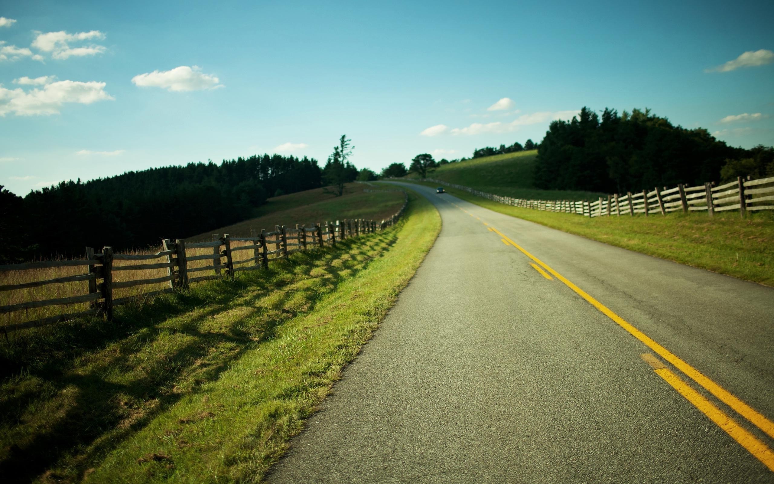 Бесплатное фото Сельская дорога