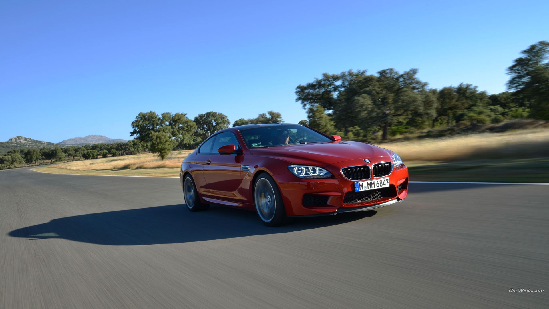 Wallpapers BMW M6 cars in move on the desktop