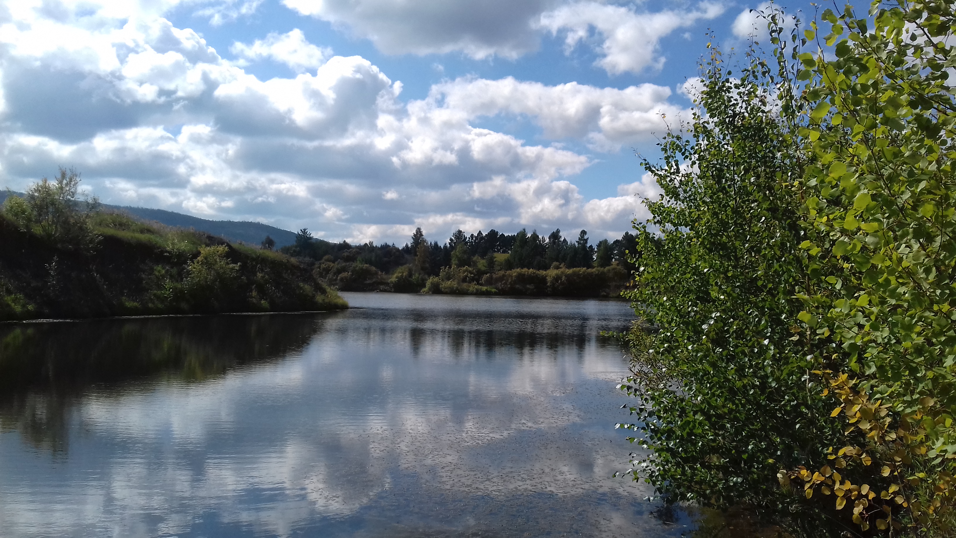 Free photo A river in Siberia