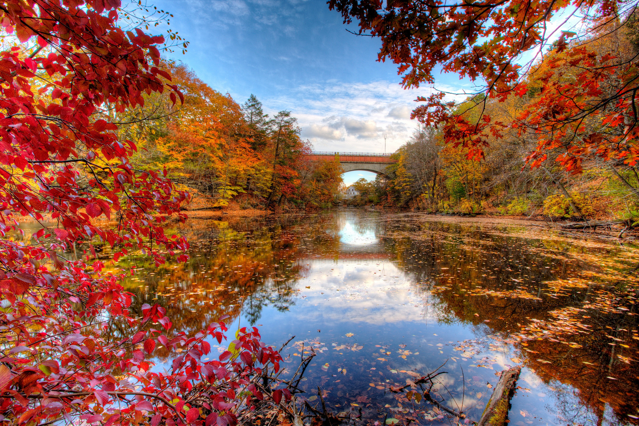 Wallpapers Hemlock Gorge reservation Newton Massachusetts on the desktop