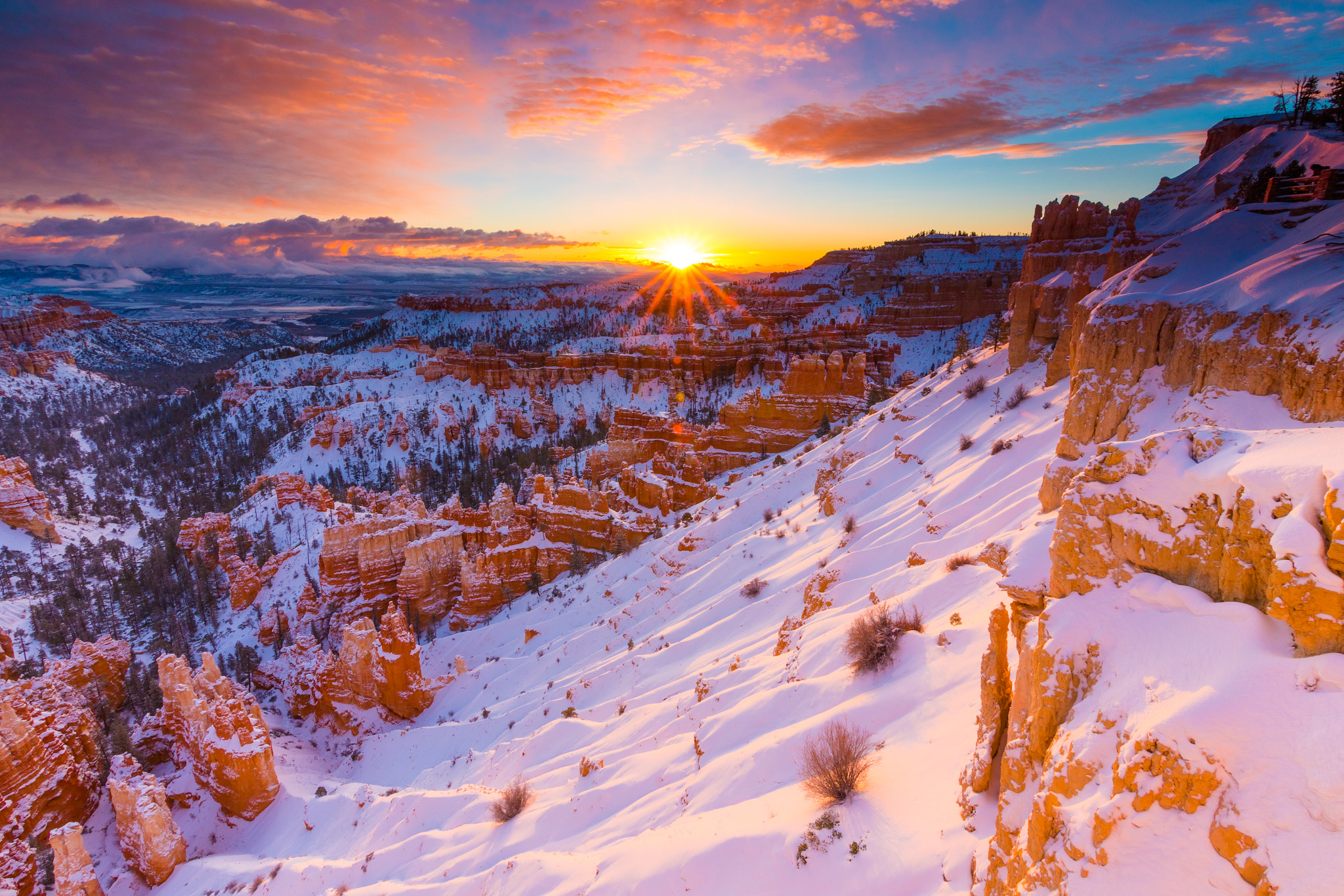 Обои Bryce Canyon Utah National Park на рабочий стол