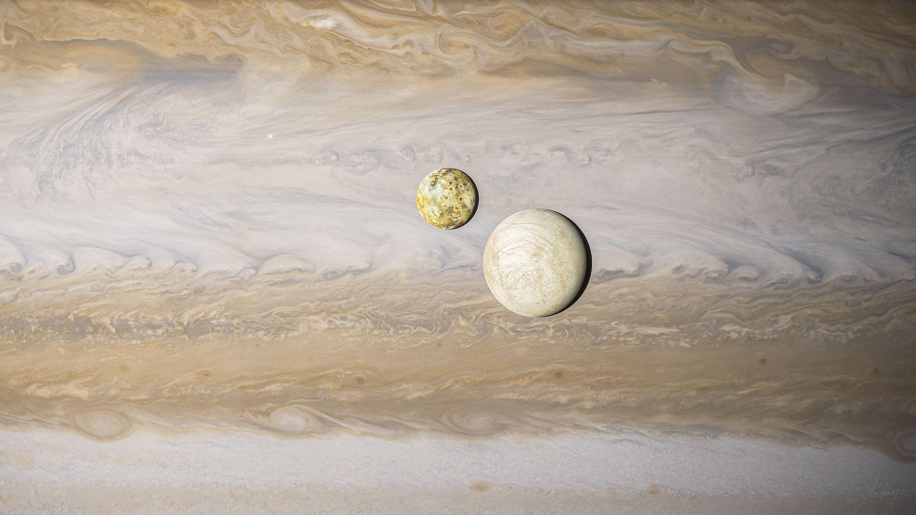 木星的两颗卫星