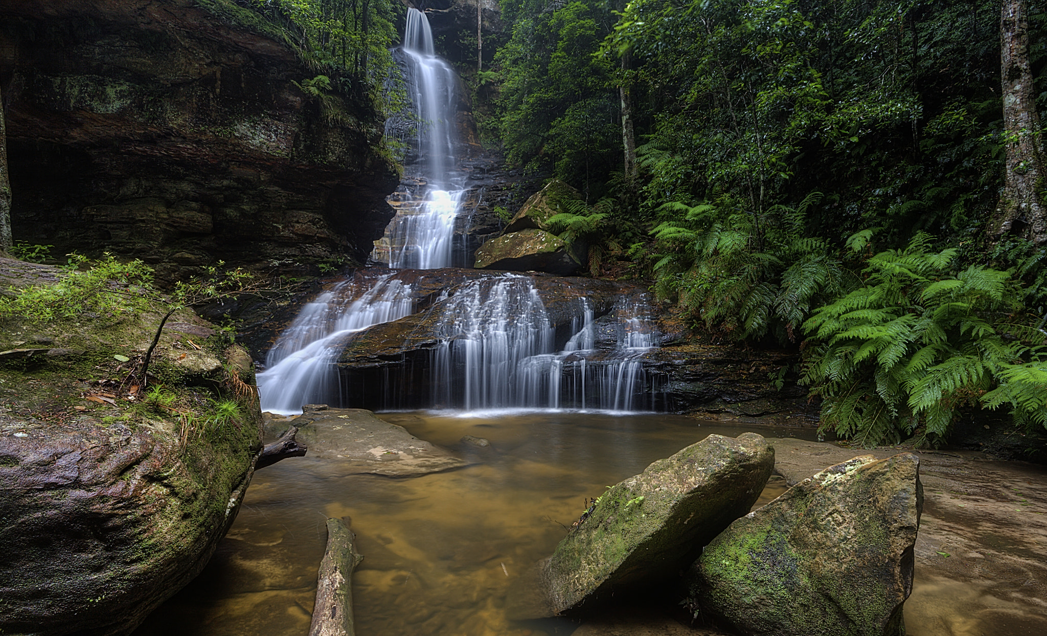 Обои Blue Mountains National Park New South Wales Australia на рабочий стол