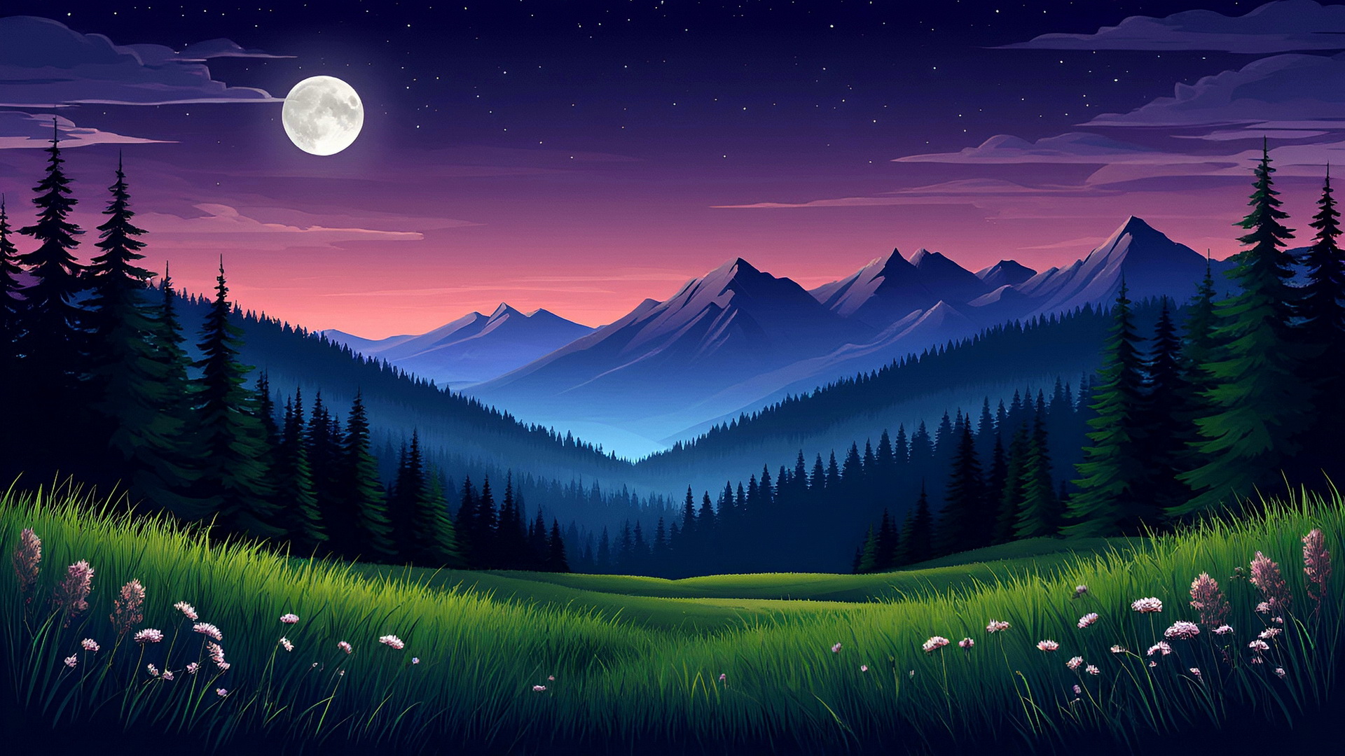 Бесплатное фото Минималистический пейзаж эпизод девятнадцатый