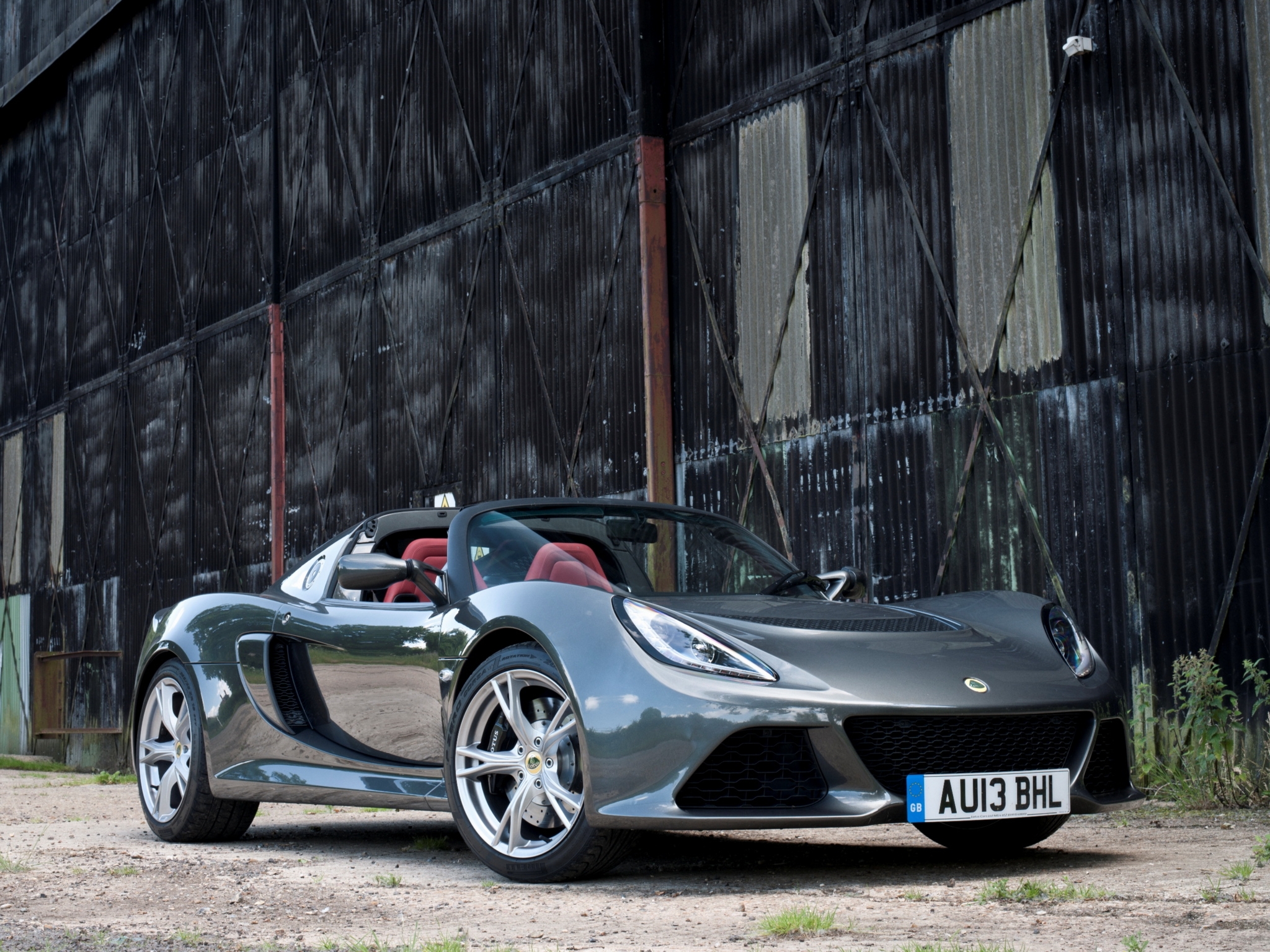 Wallpapers Lotus Exige S Roadster silver on the desktop