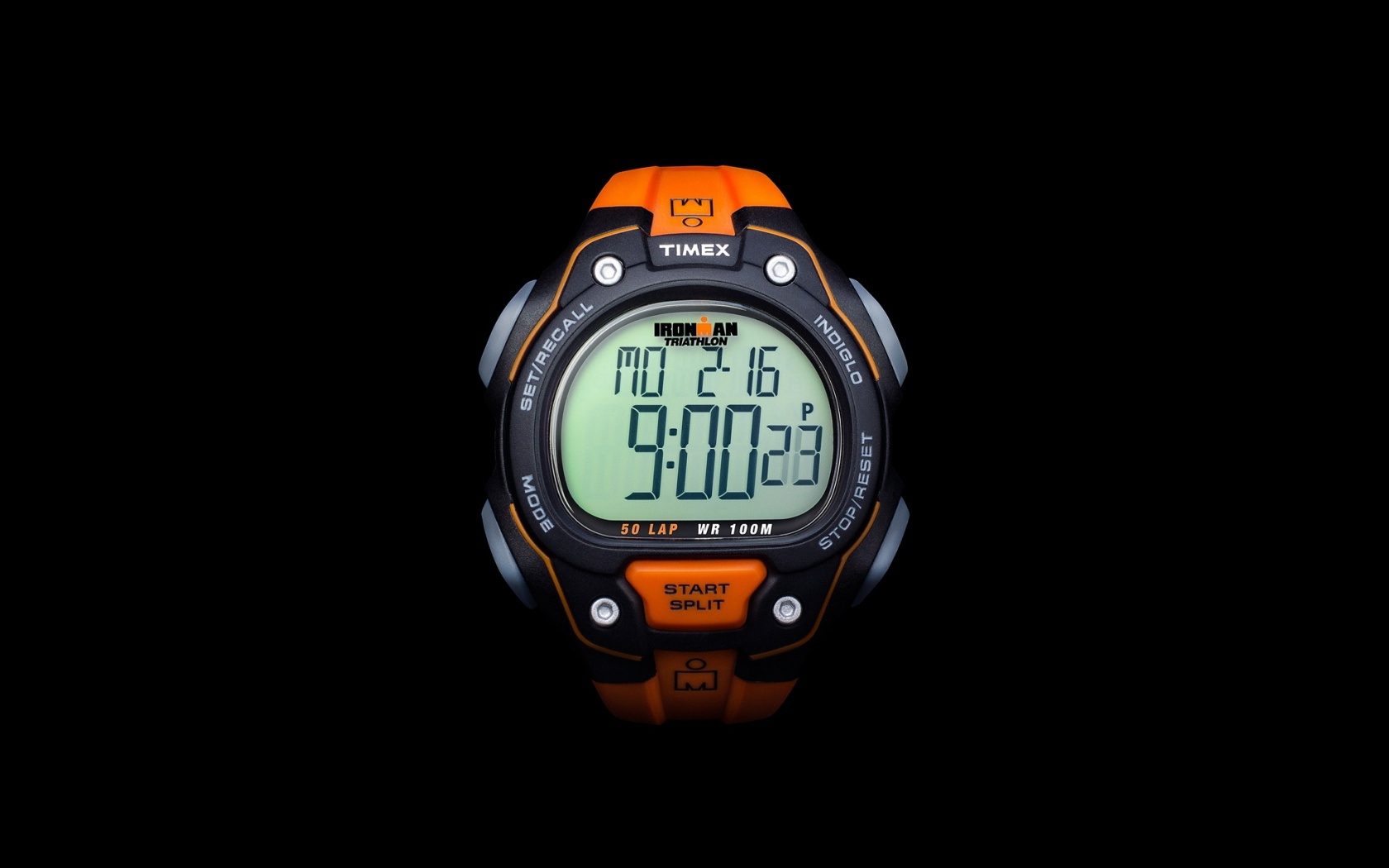 Wallpapers Timex watch orange blue hi-tech on the desktop