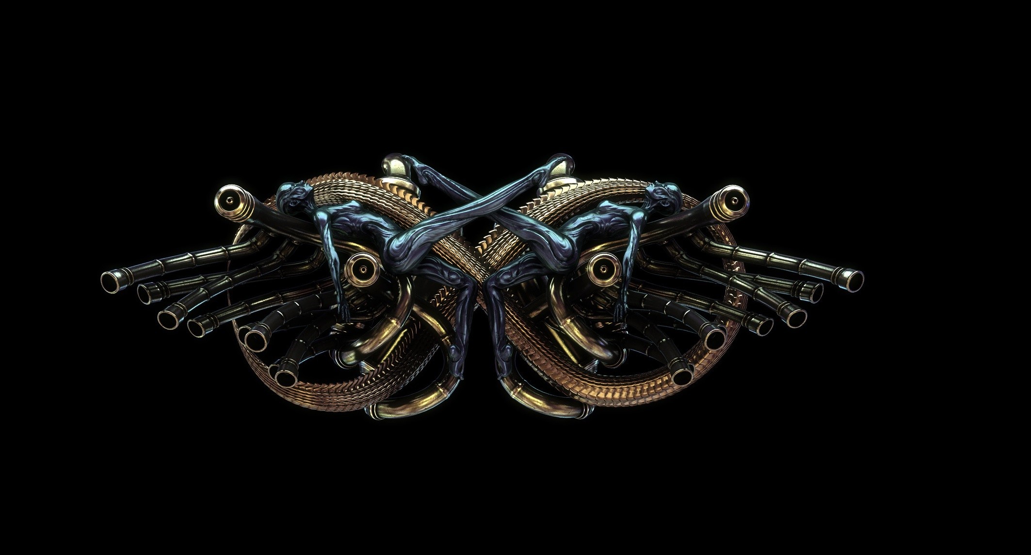 Обои хром цифровое искусство обои на рабочий стол