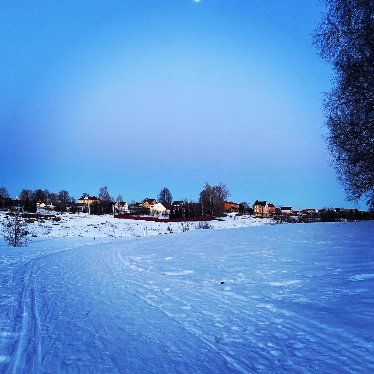 Free photo Winter road