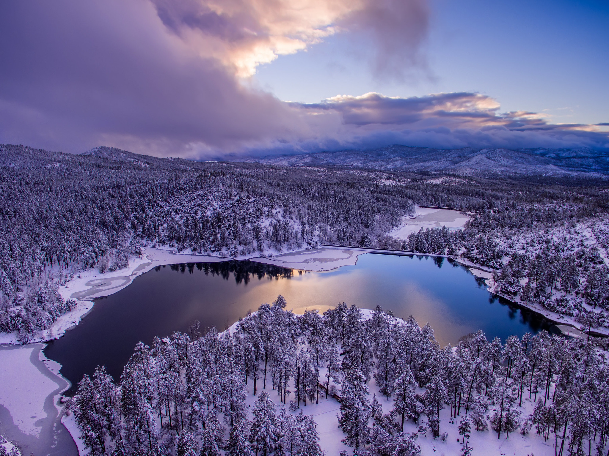 Обои Goldwater Lake Prescott Arizona на рабочий стол