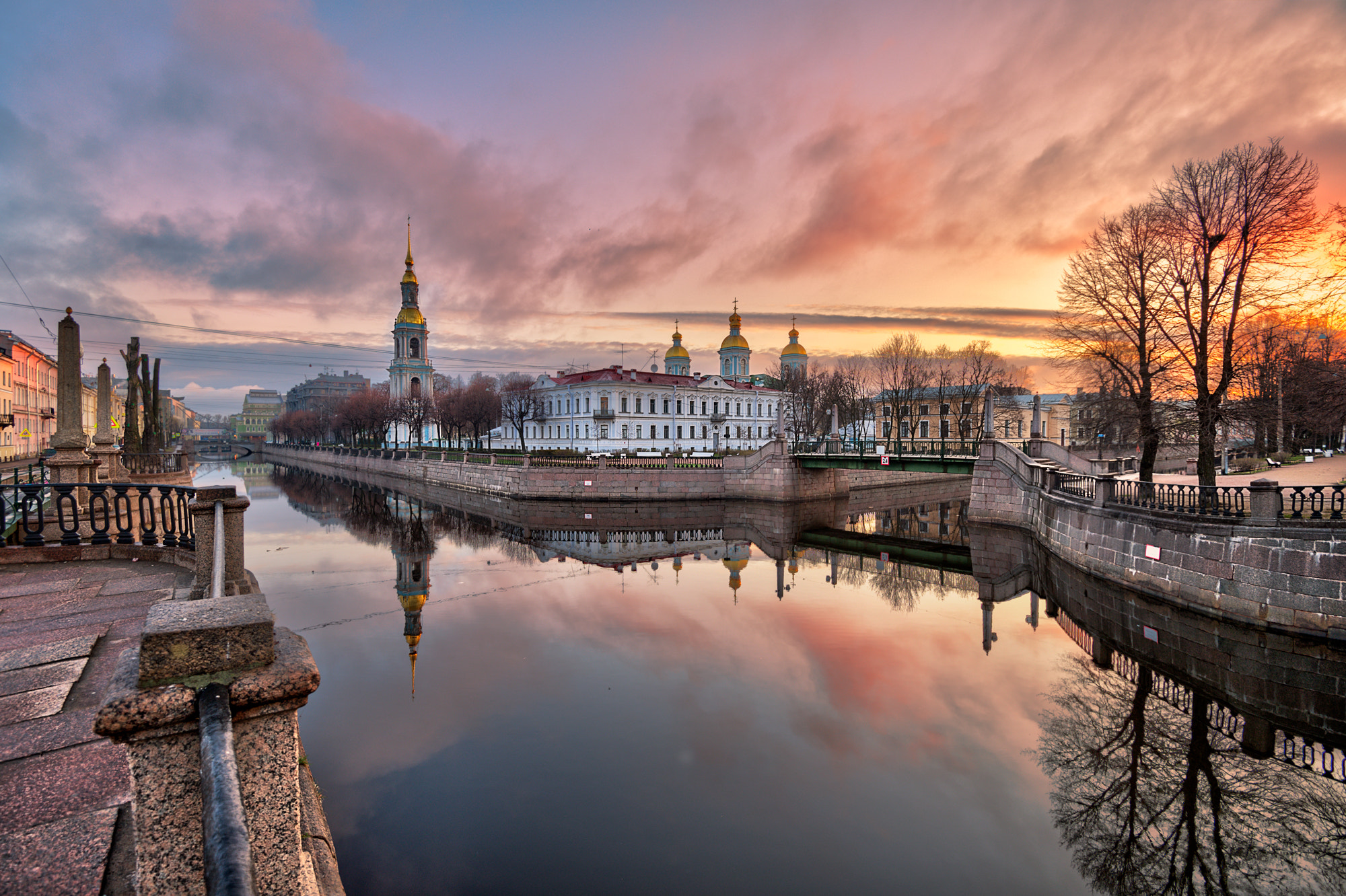 Wallpapers St Nicholas Cathedral St Petersburg Russia on the desktop