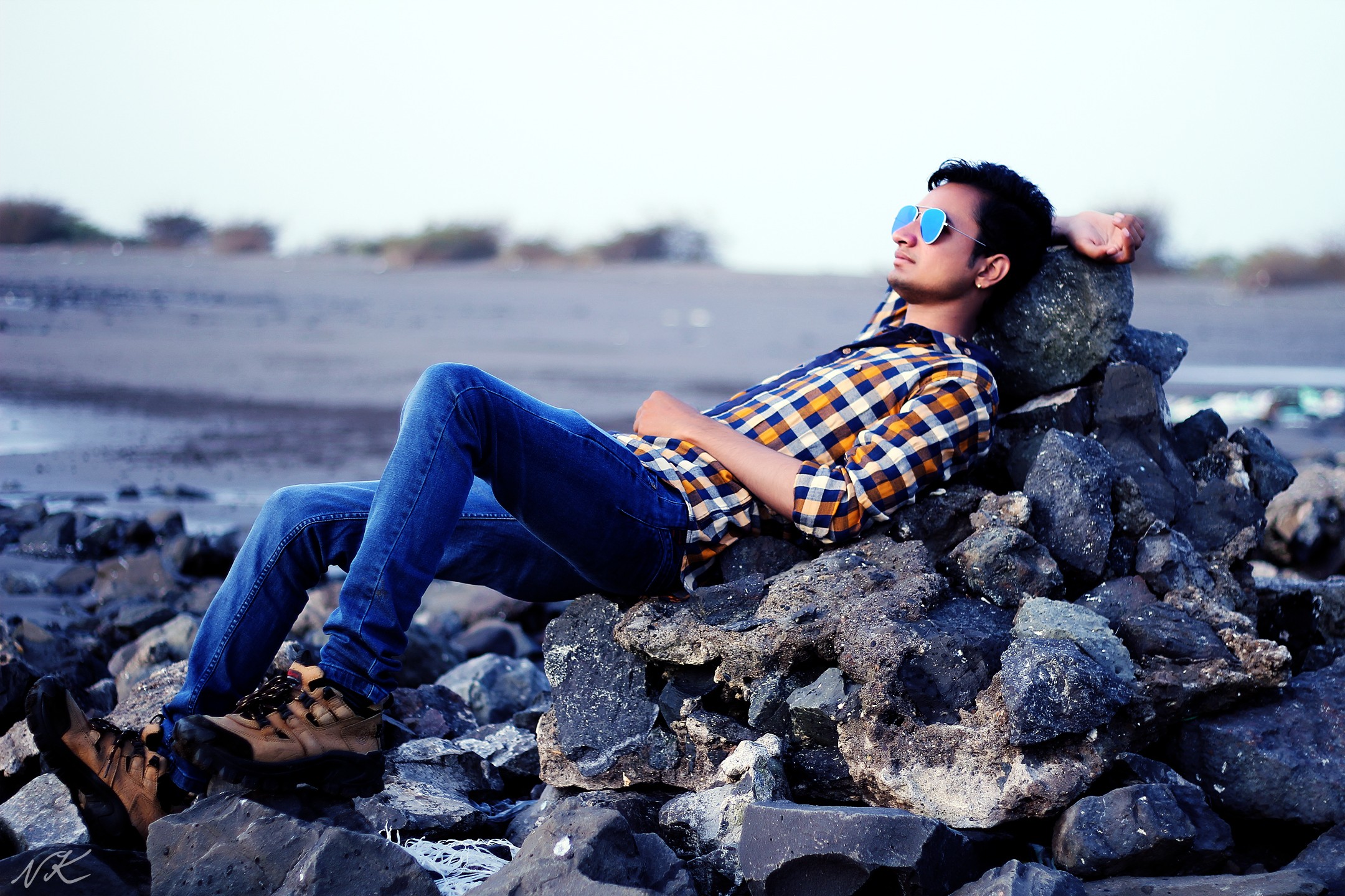 Free photo The landscape of the soul