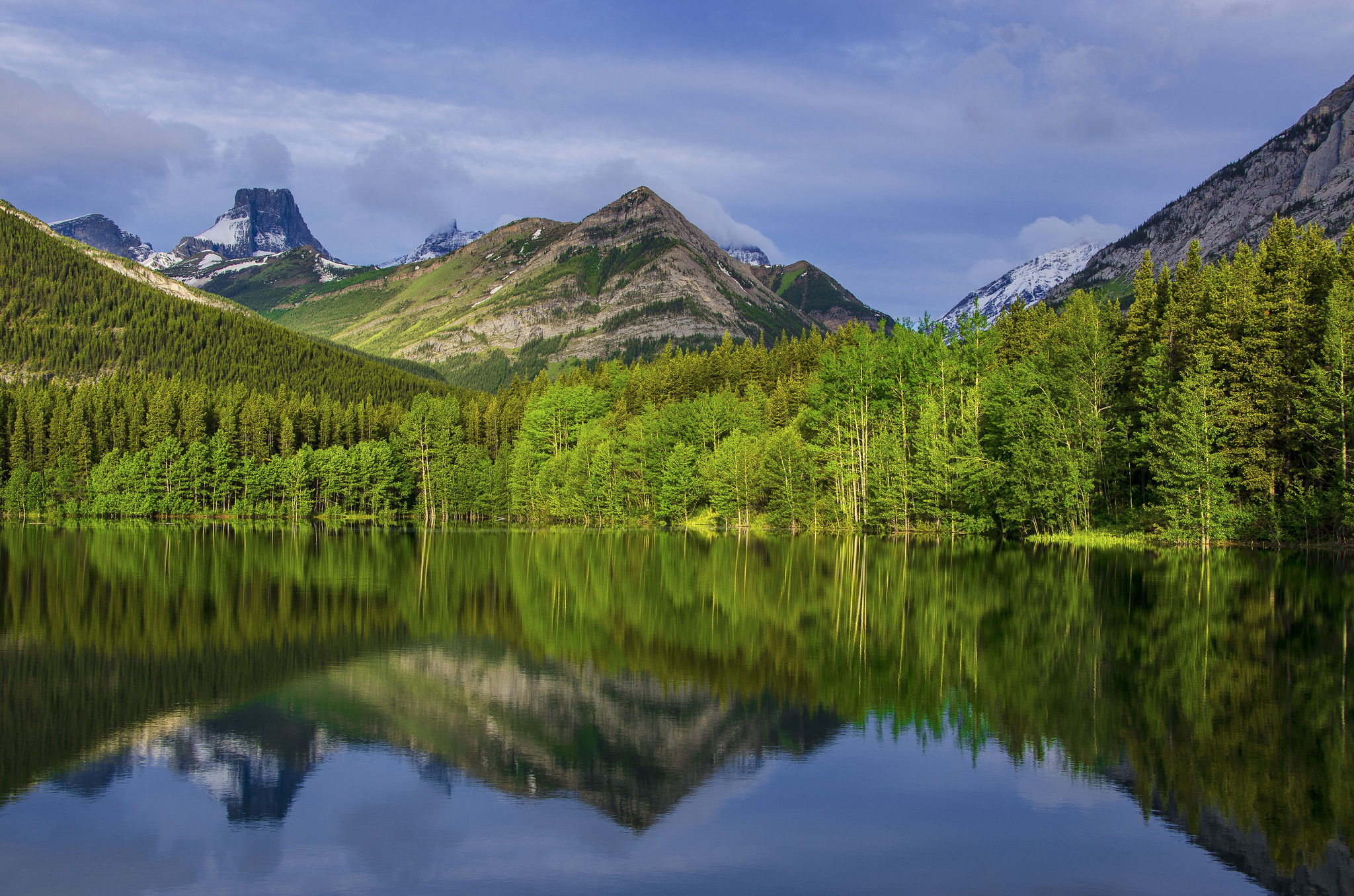 Wallpapers mountains reflection sky on the desktop