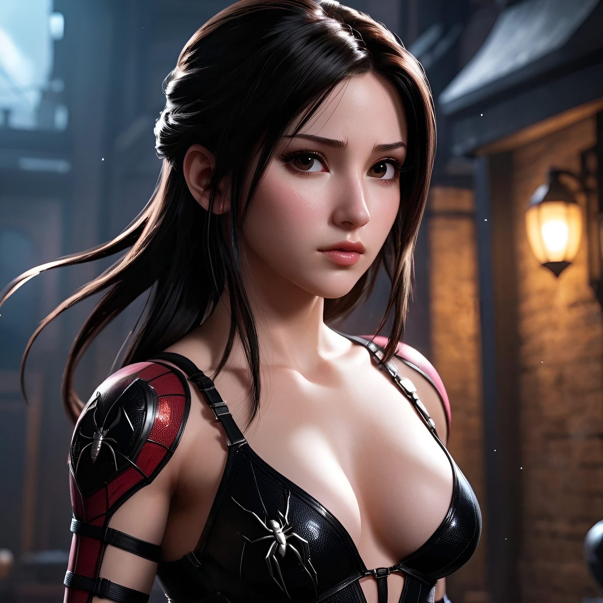 Free photo Tifa Lockhart spider girl