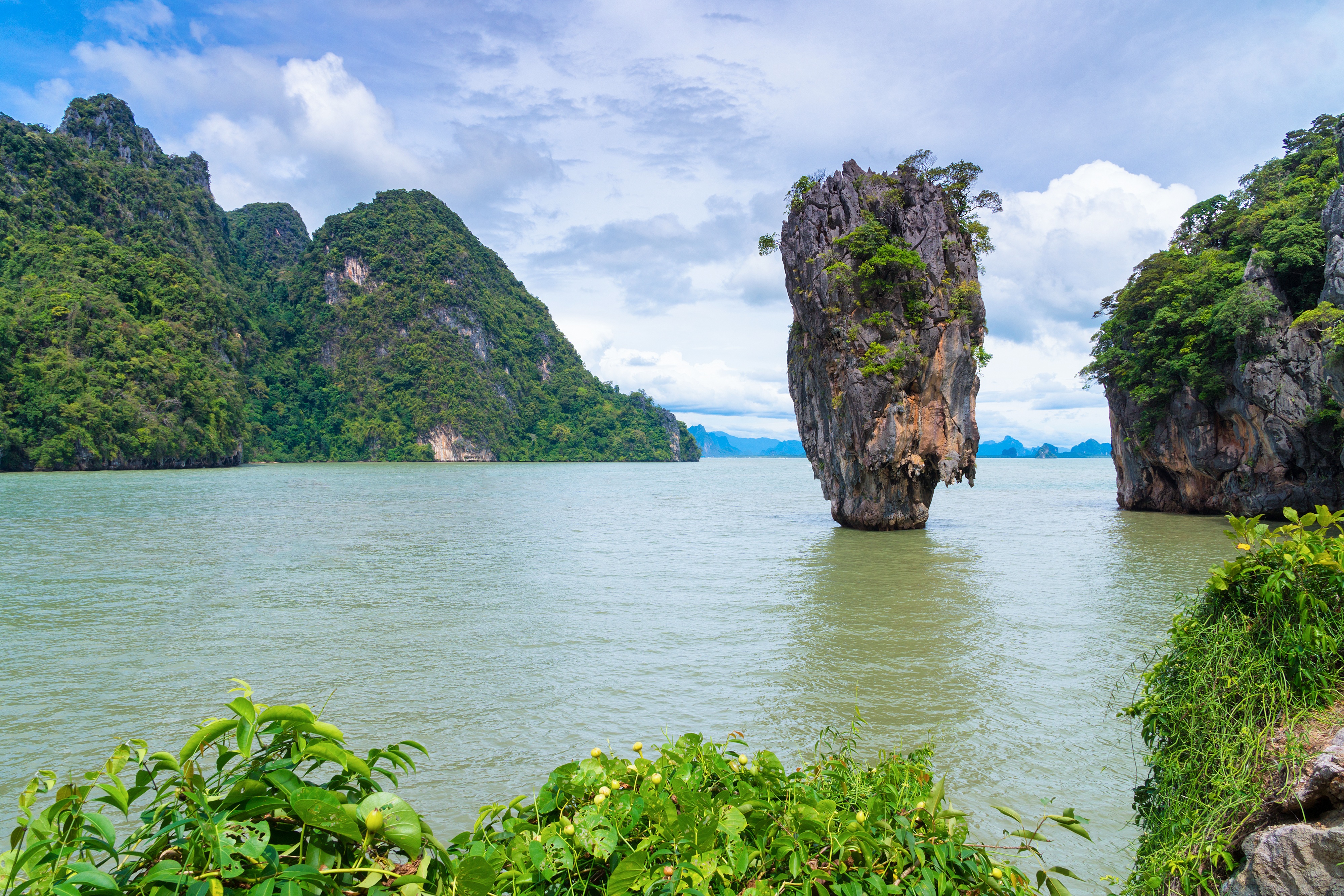 Wallpapers island Thailand Phang nga Bay in thailande on the desktop