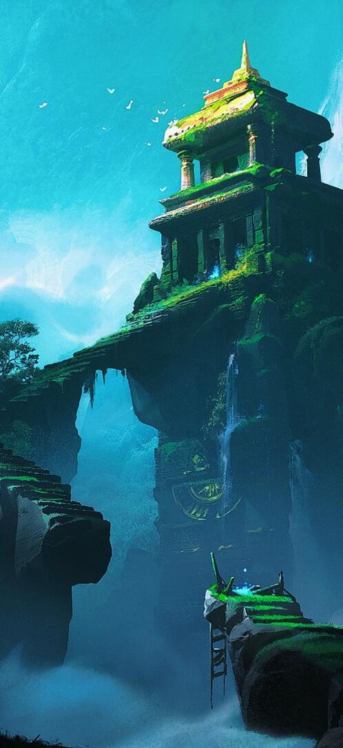 Бесплатное фото Рисунок храм