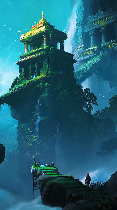 Бесплатное фото Рисунок храм