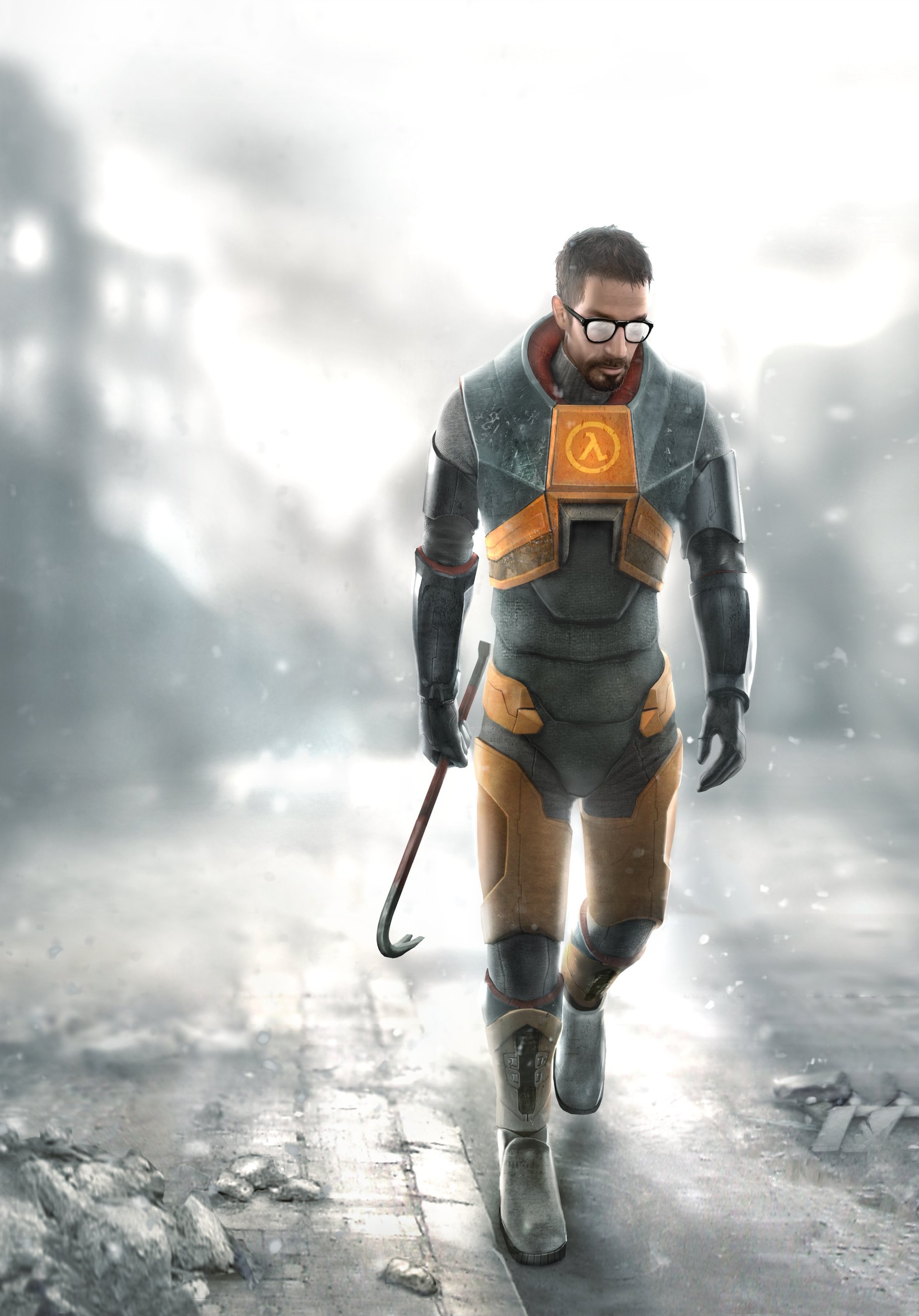 Free photo Gordon Freeman from half life 2.