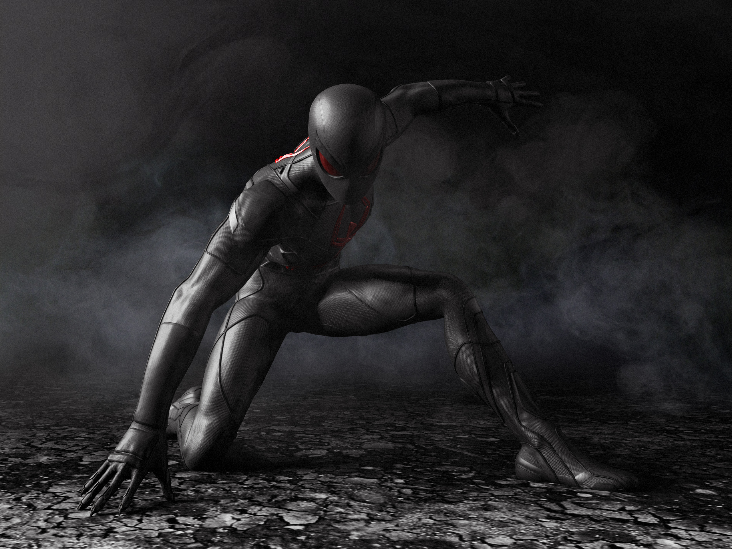 Free photo Black Spider-Man