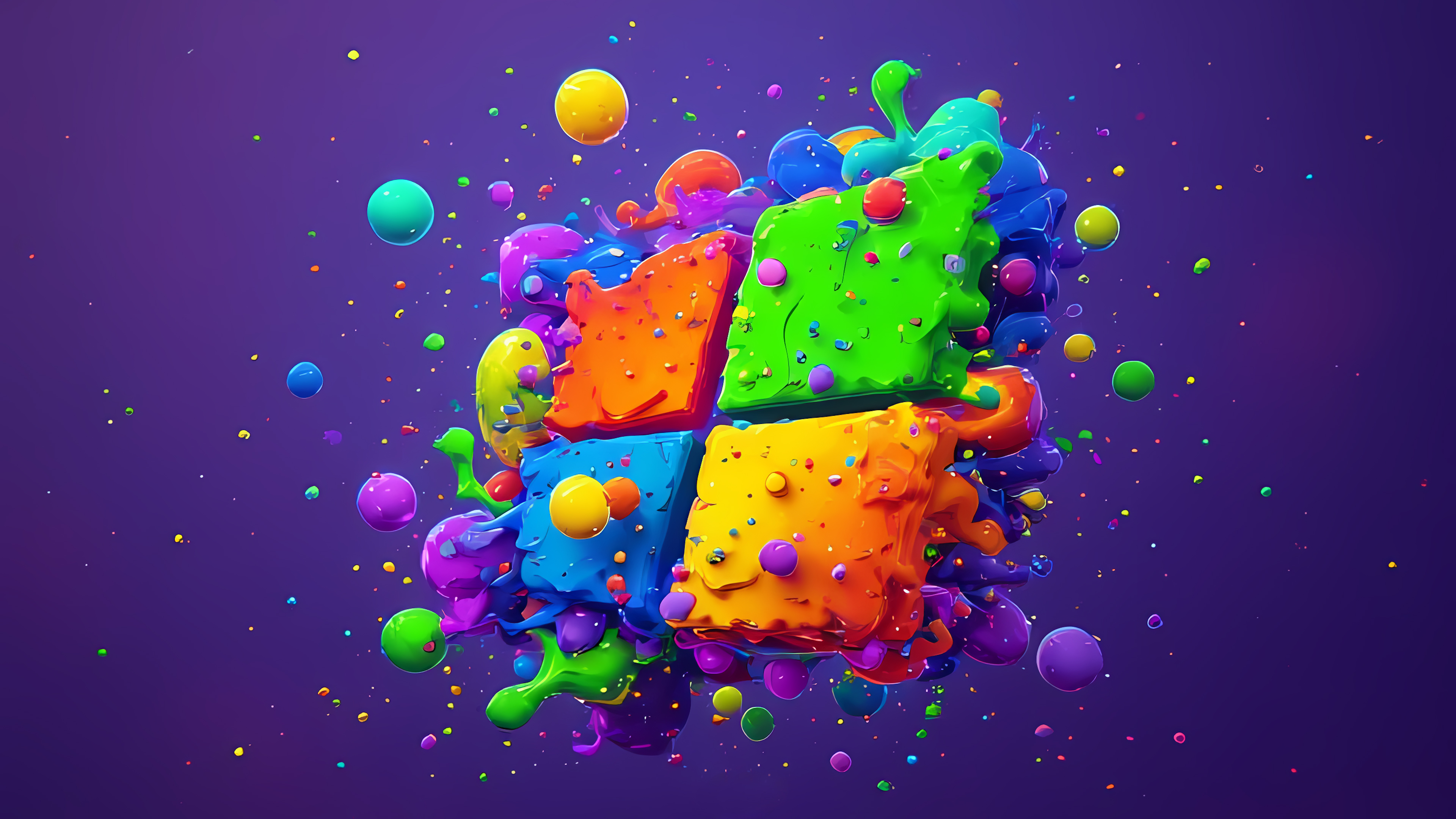 Бесплатное фото Красочные эстетичные обои для Windows