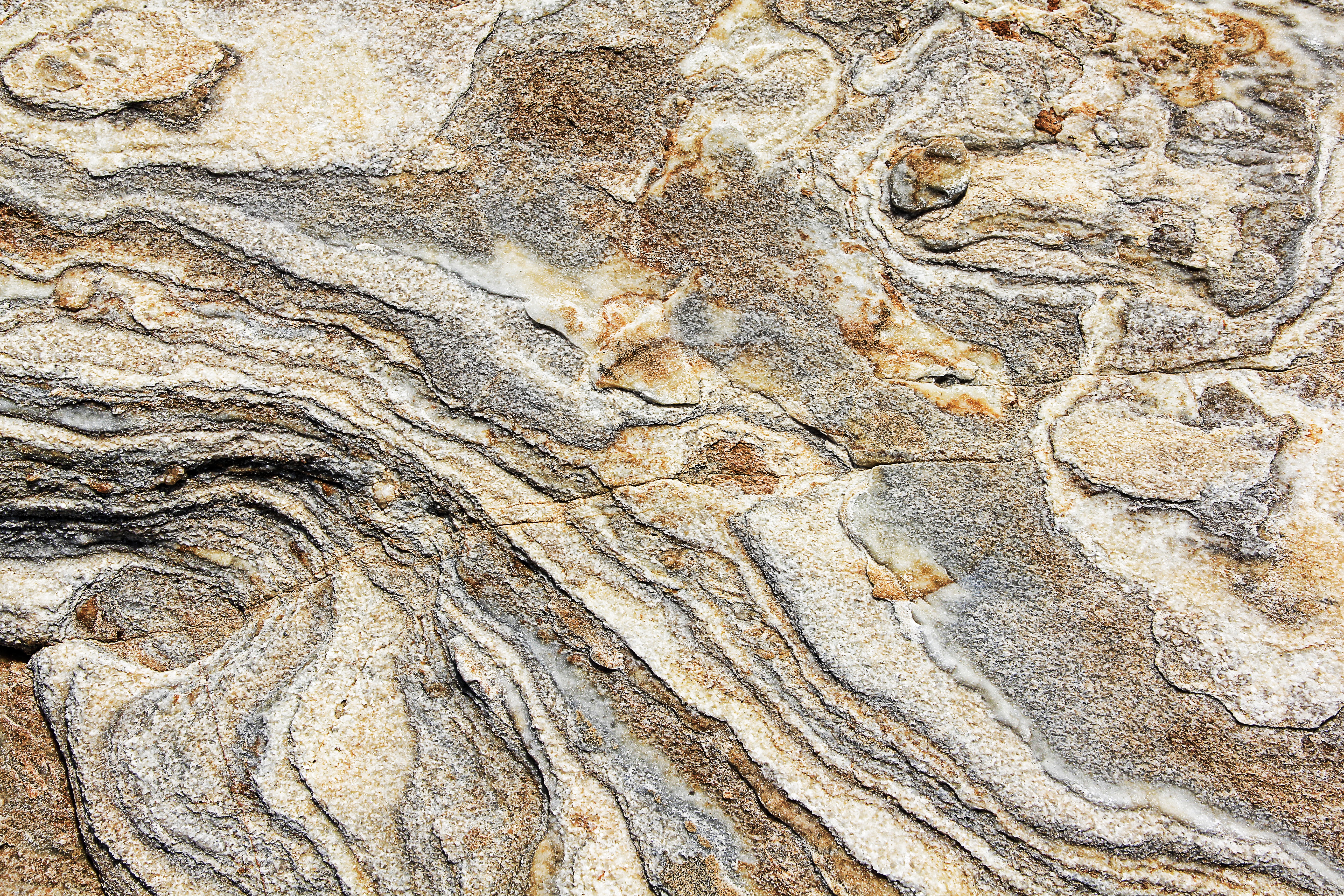 免费照片数百年来形成的石质岩石结构