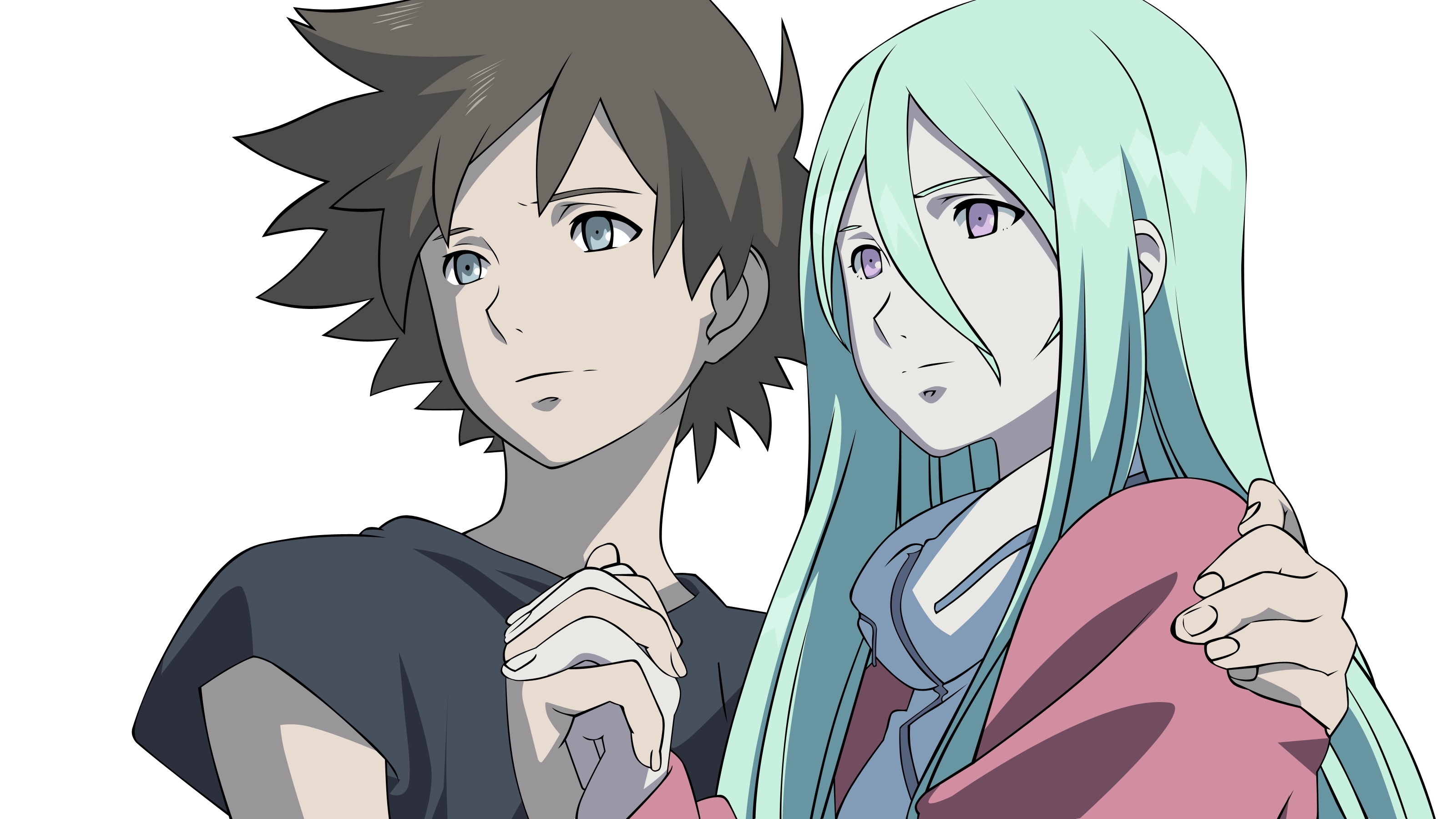 Wallpapers drawing illustration anime on the desktop