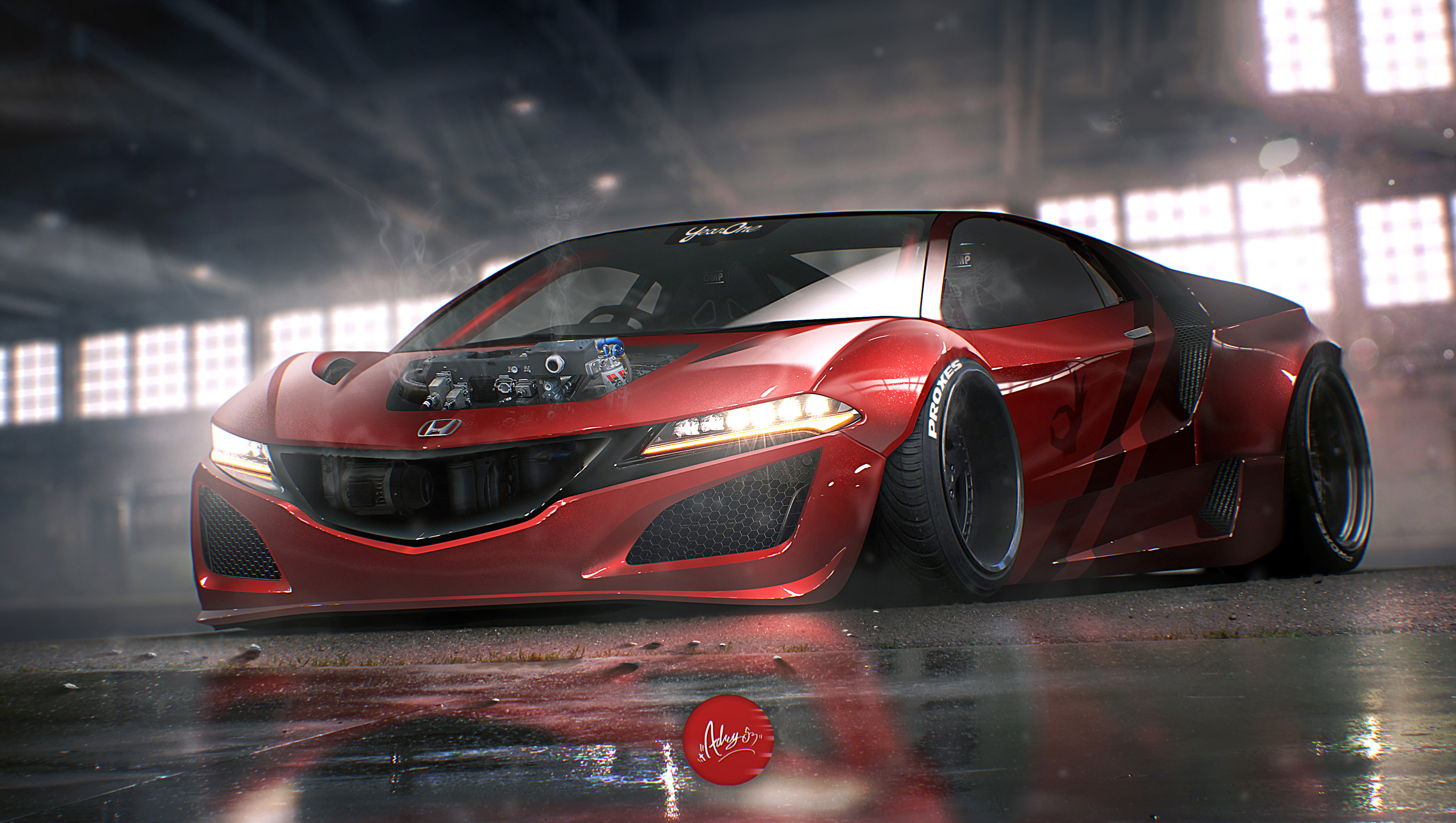 Free photo Tuned Honda NSX