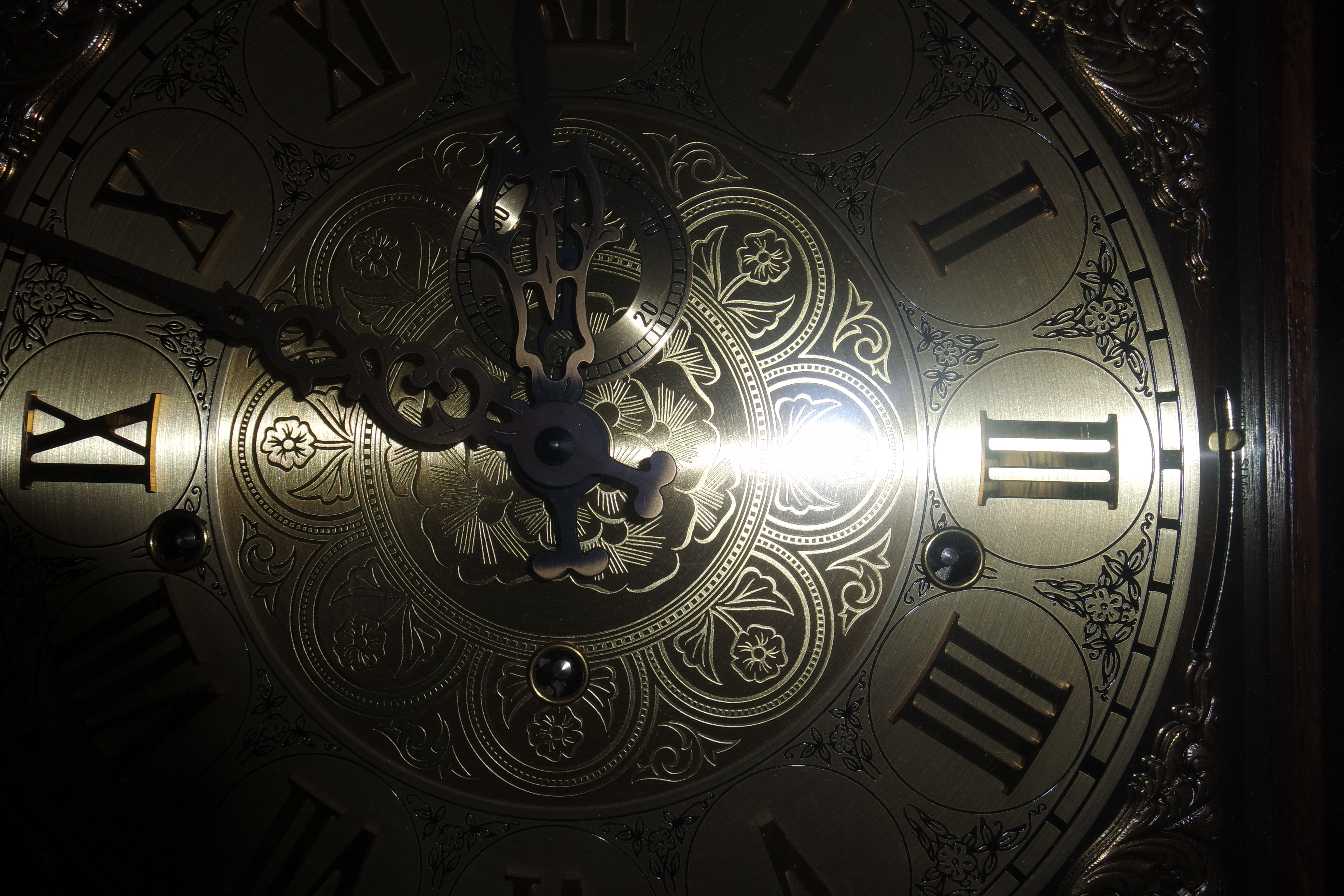 Wallpapers light clock space on the desktop