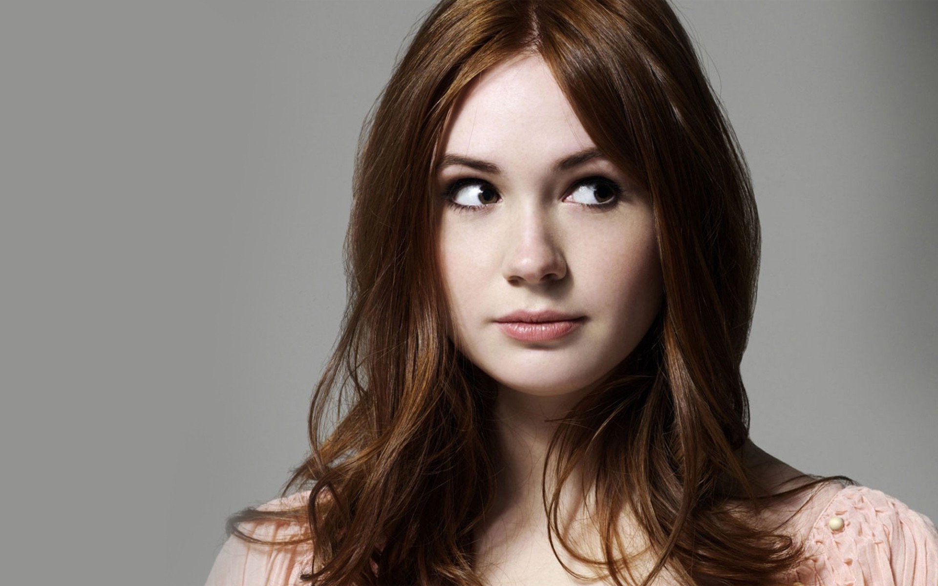 Обои губы кожа Карен Гиллан на рабочий стол