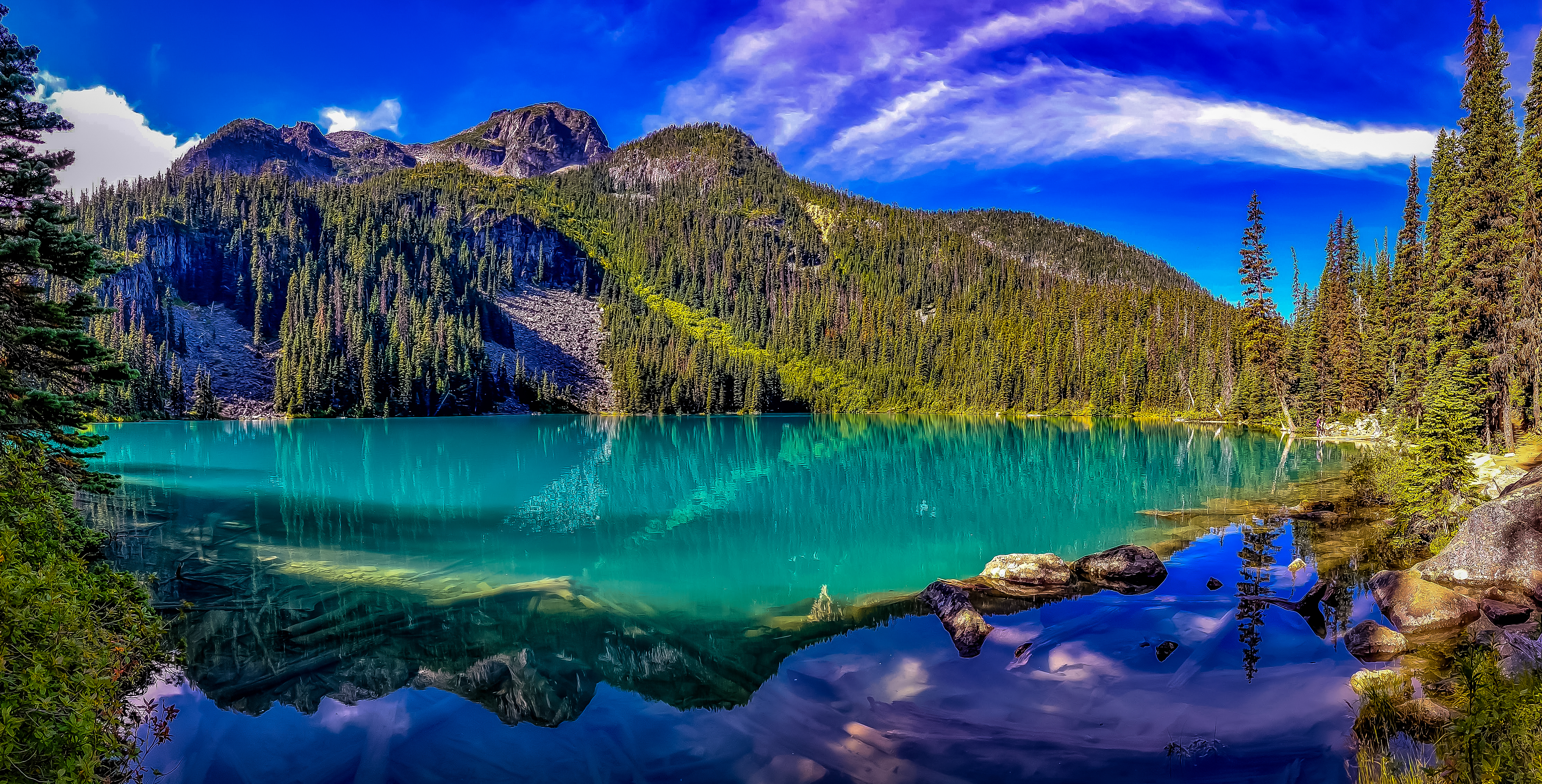 Wallpapers Joffre Lake Canada mountains on the desktop