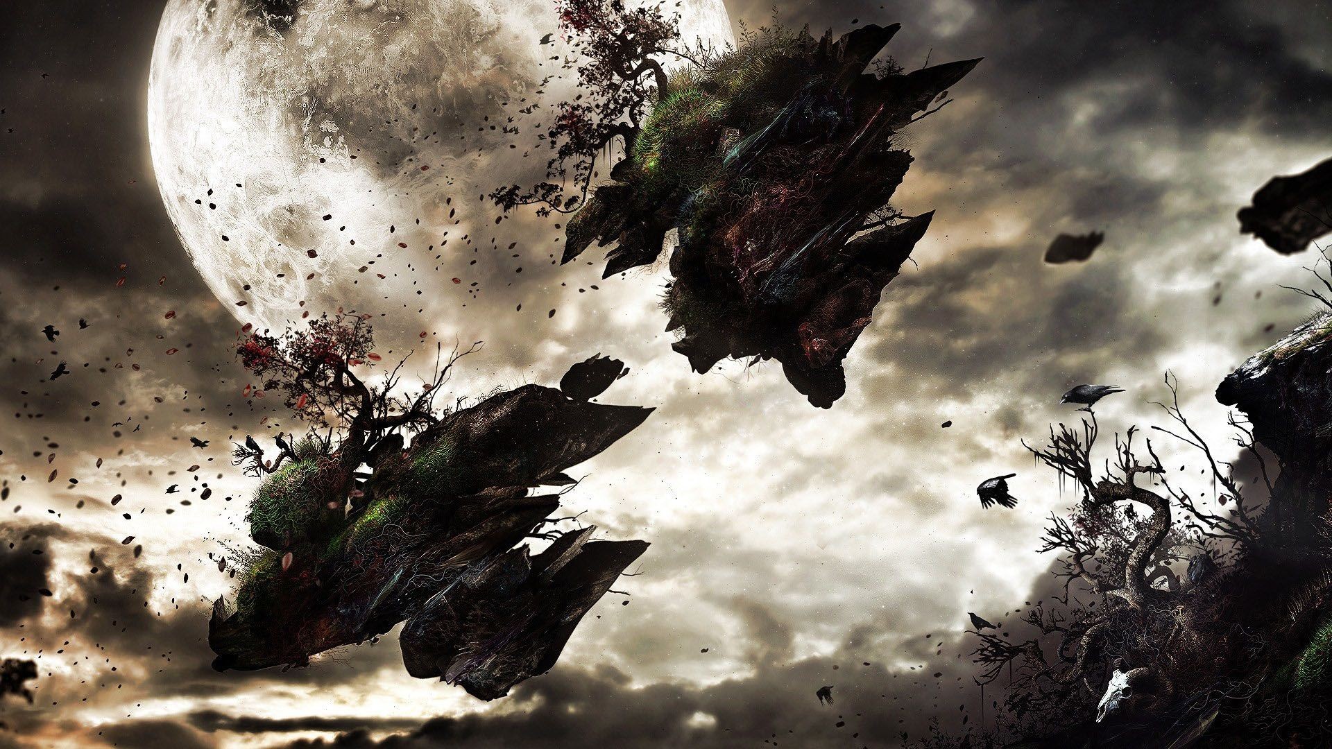 Wallpapers sunlight digital art nature on the desktop