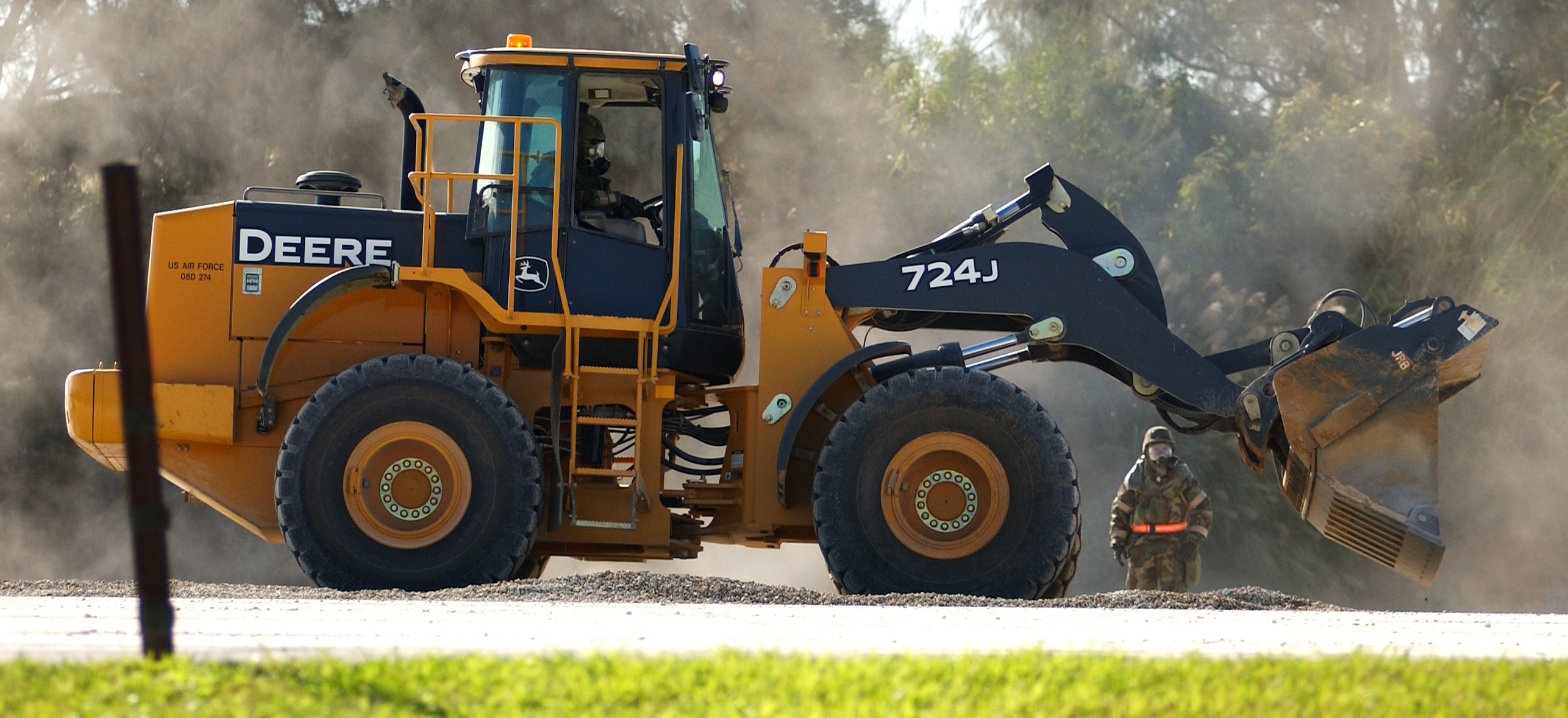 Wallpapers tractor construction excavator on the desktop