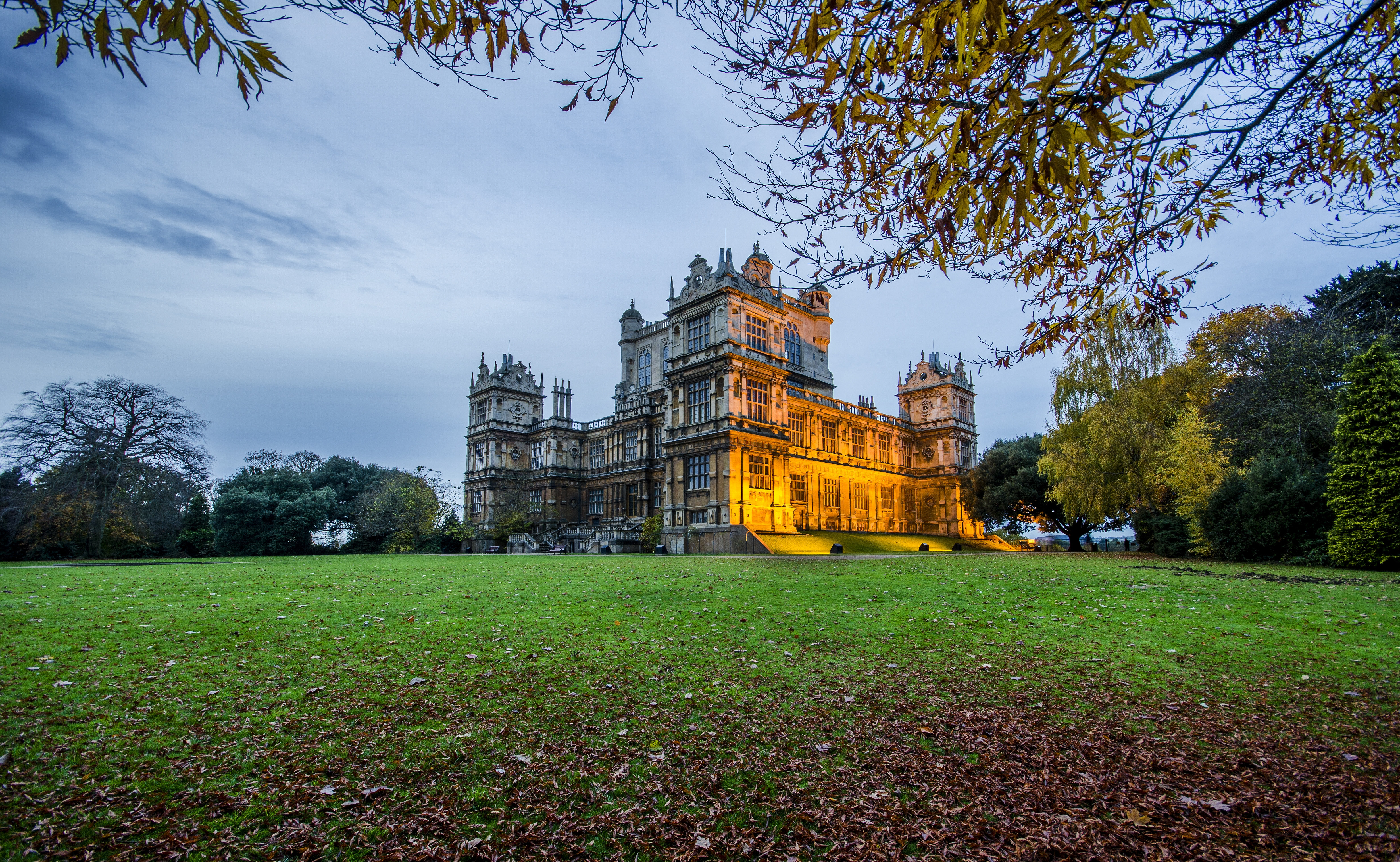 Обои Wollaton Hall Вуллатон Холл Вуллатон Парк на рабочий стол