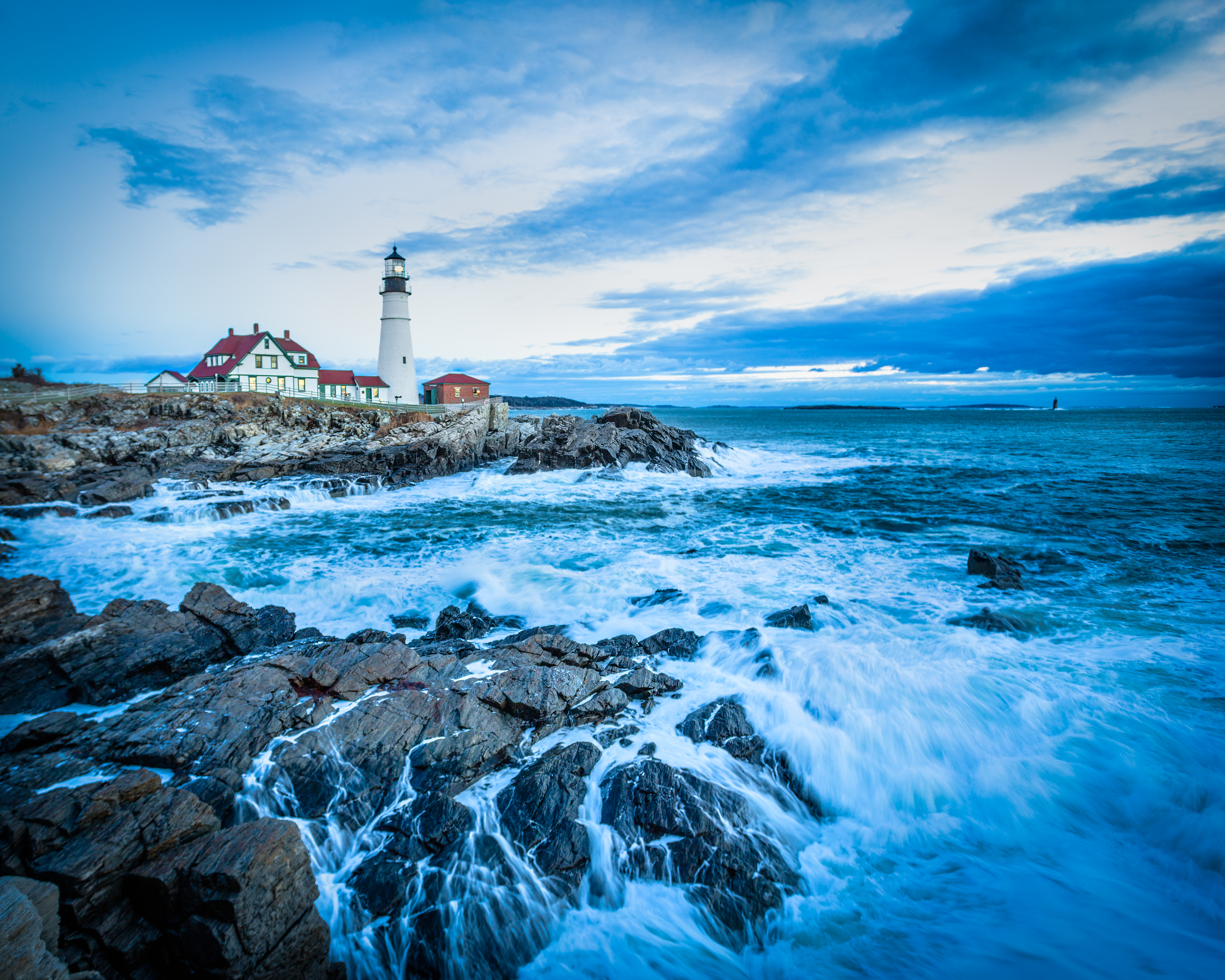 Free photo Portland head after a storm