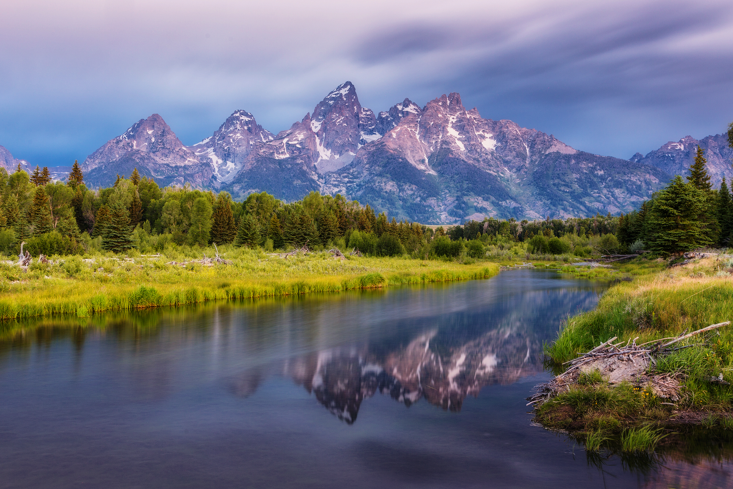 Wallpapers Teton Range Teton mountain range Wyoming on the desktop